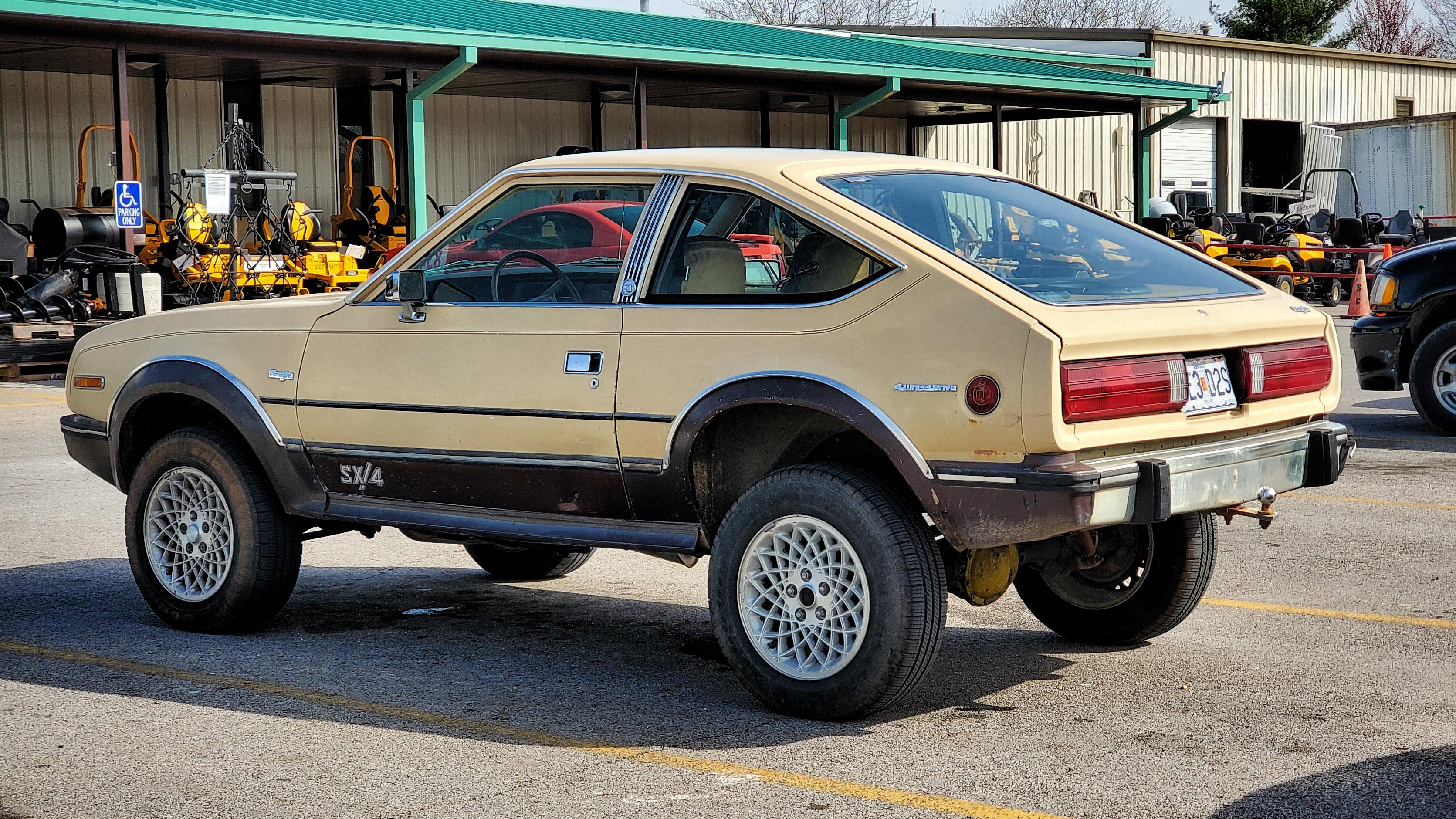 Lifted AMC Eagle SX/4 Liftback 4WD : r/WeirdWheels