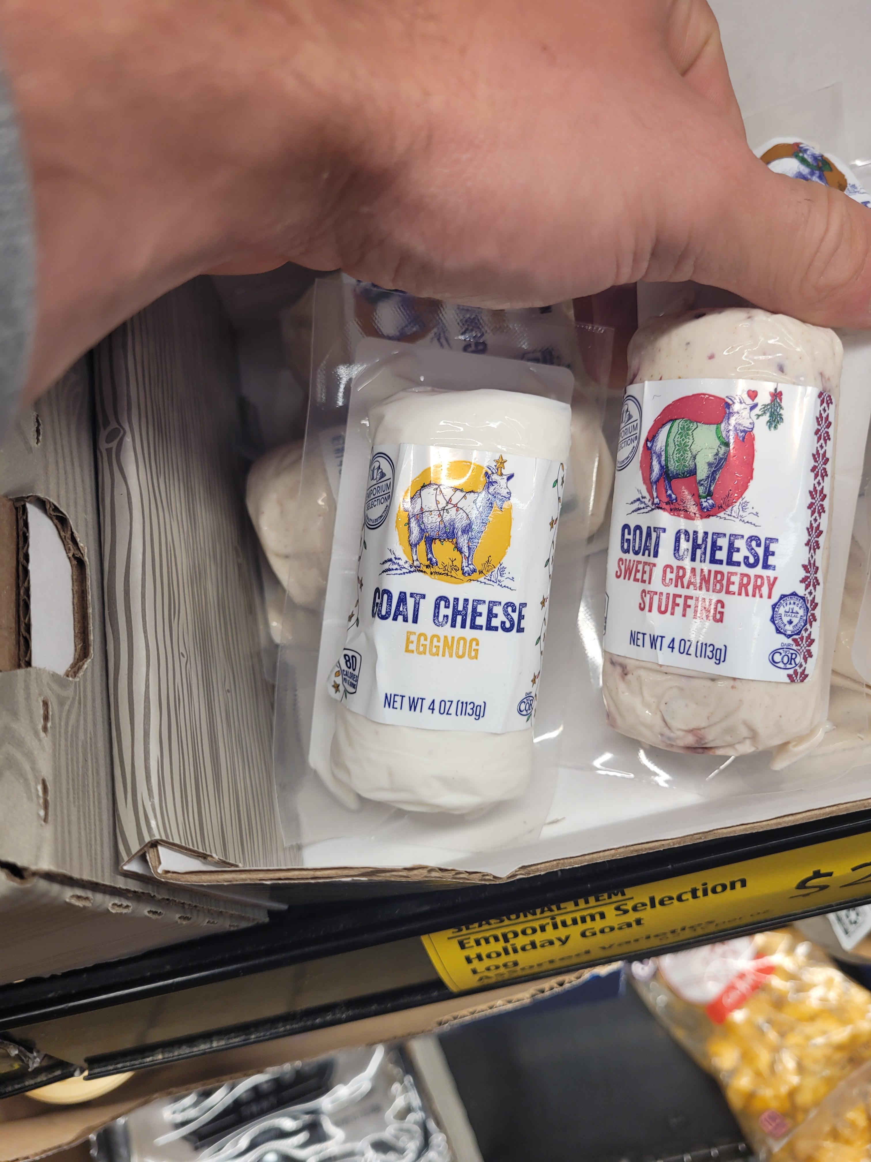 Does anyone actually like the flavored goat cheese? It sounds