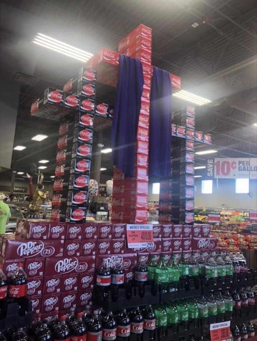 In a Monroe, Louisiana supermarket right now. 4 hours from New Orleans