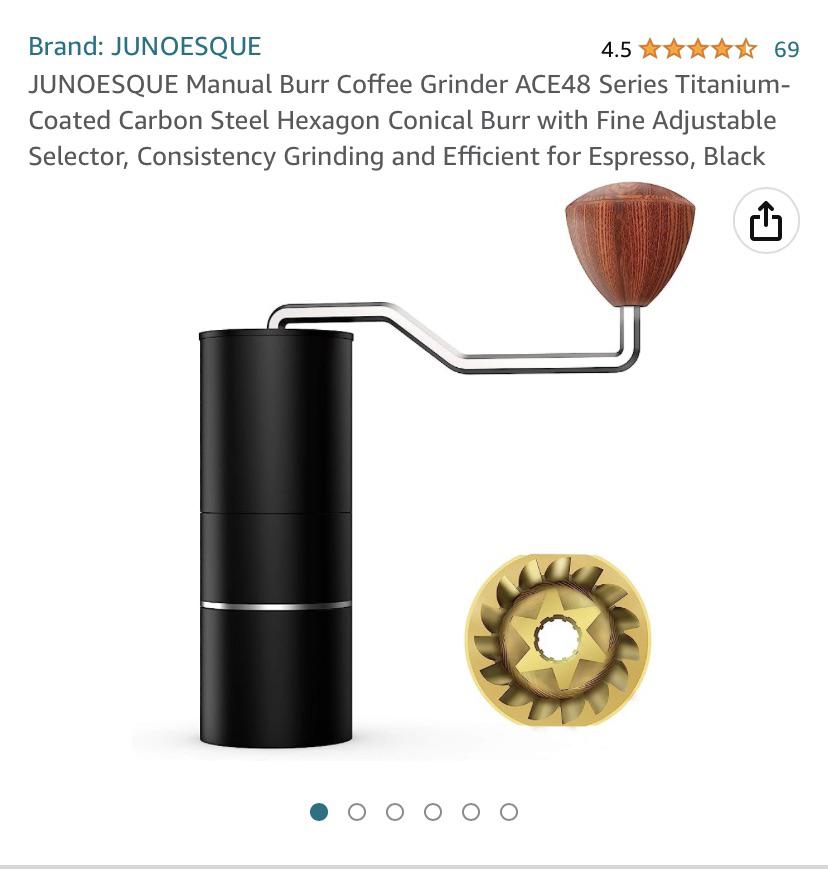 Junoesque Coffee Grinder r/pourover