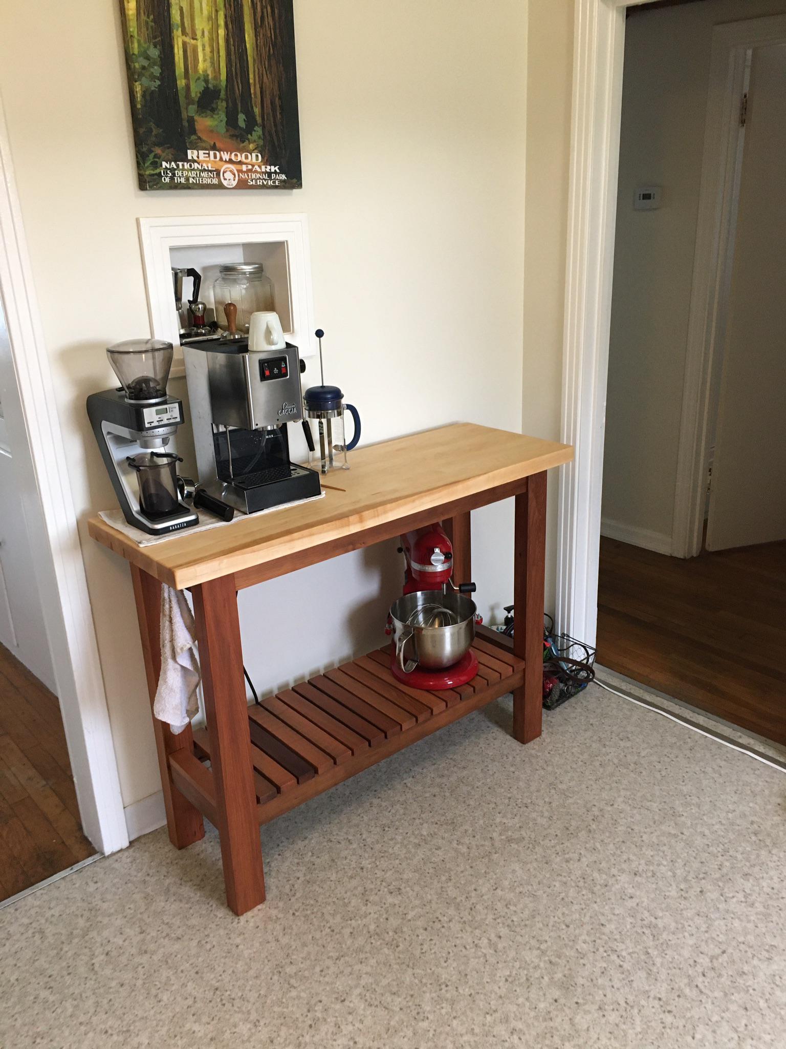 Just finished making this table for my coffee station! r/gaggiaclassic