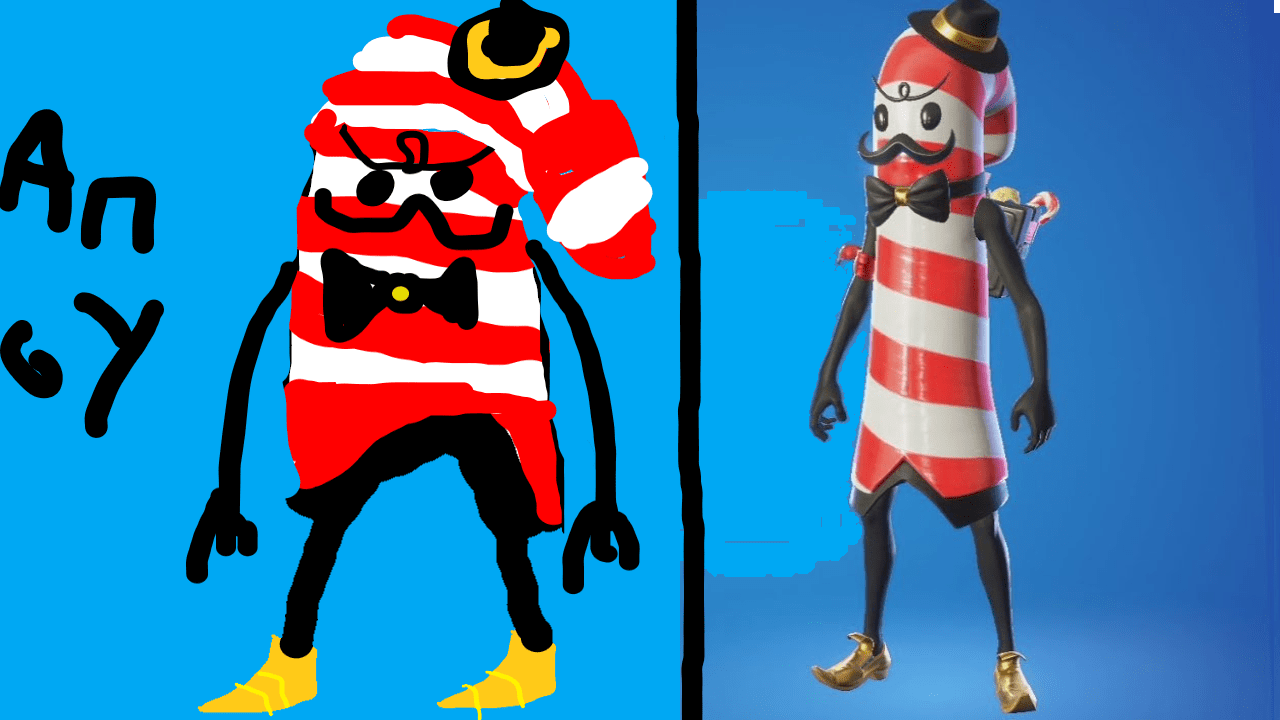 this was made on a Samsung smart fridge in 3d paint r/FortNiteBR