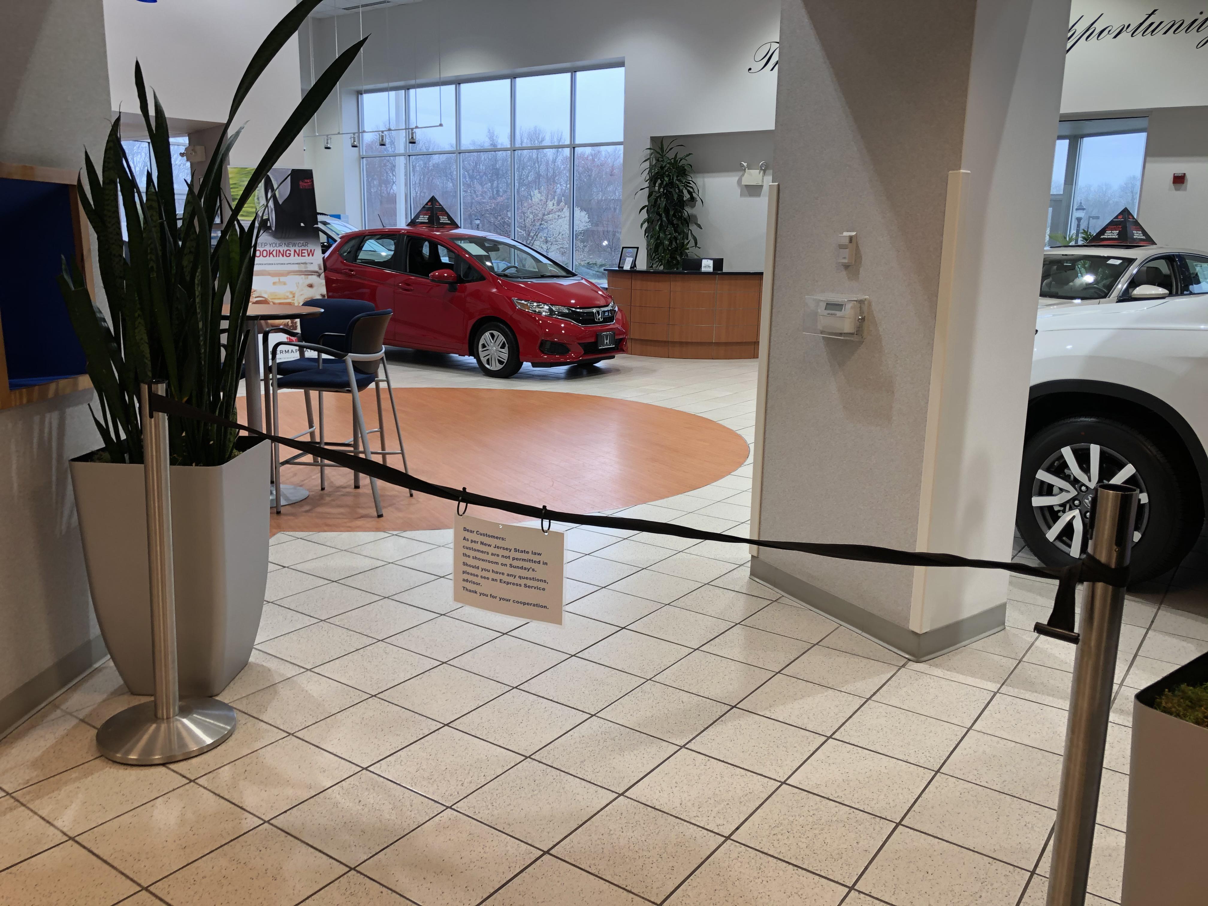 Meanwhile at the dealership, you can get your car maintained...just can