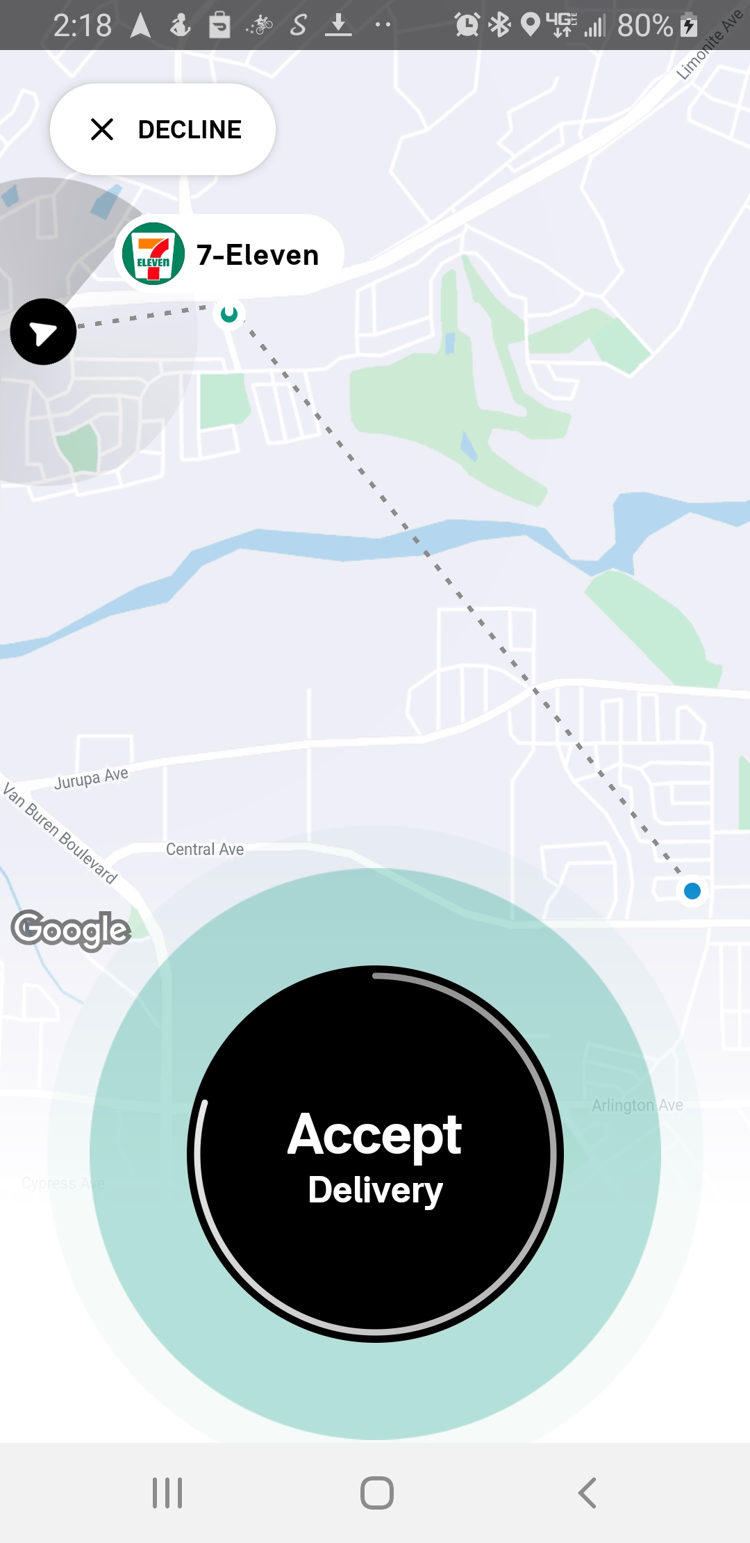 Out of principal I'm not taking this order. I'm pretty sure 711 is