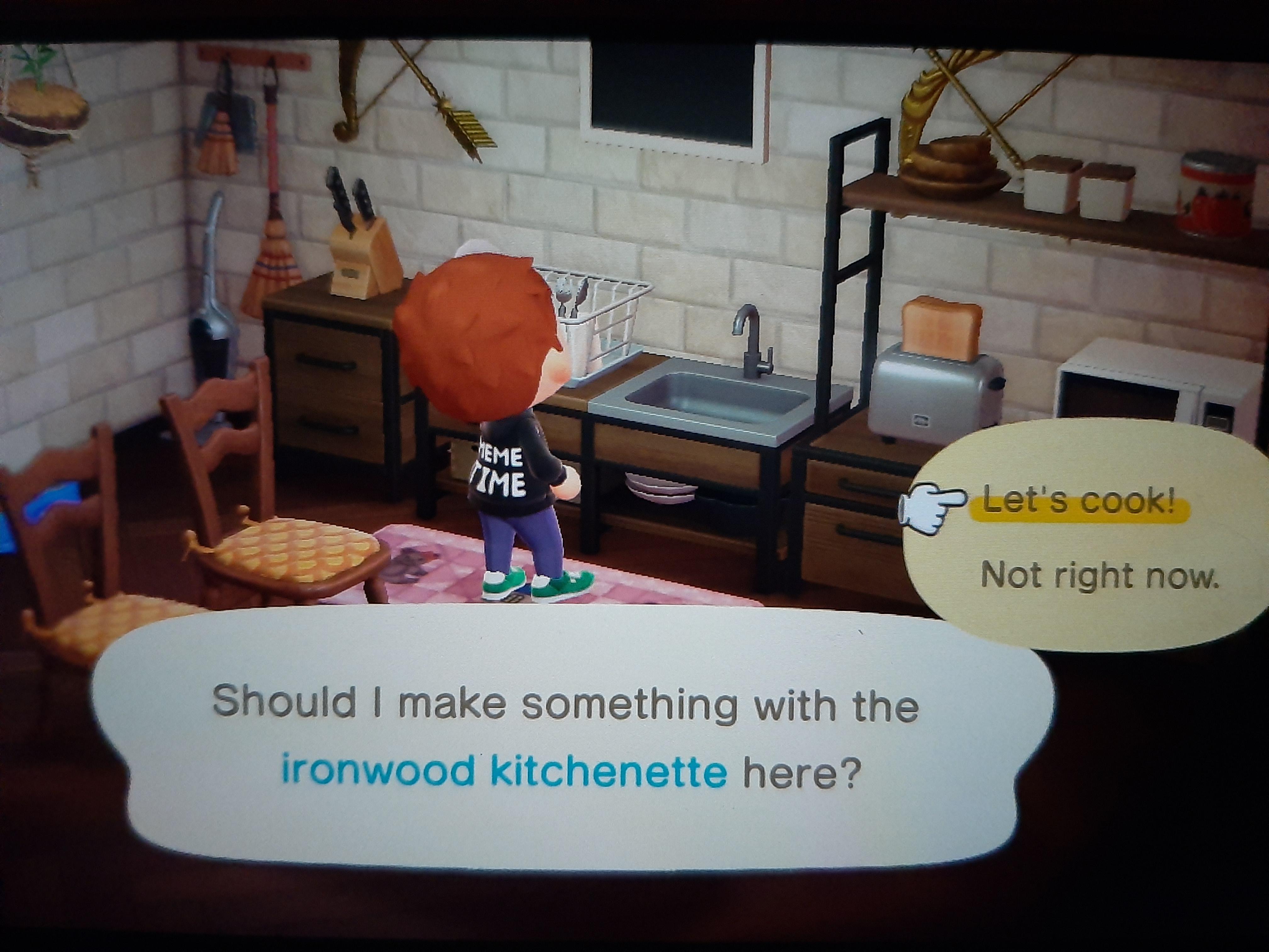 Just found out you can cook with something other than the stonework