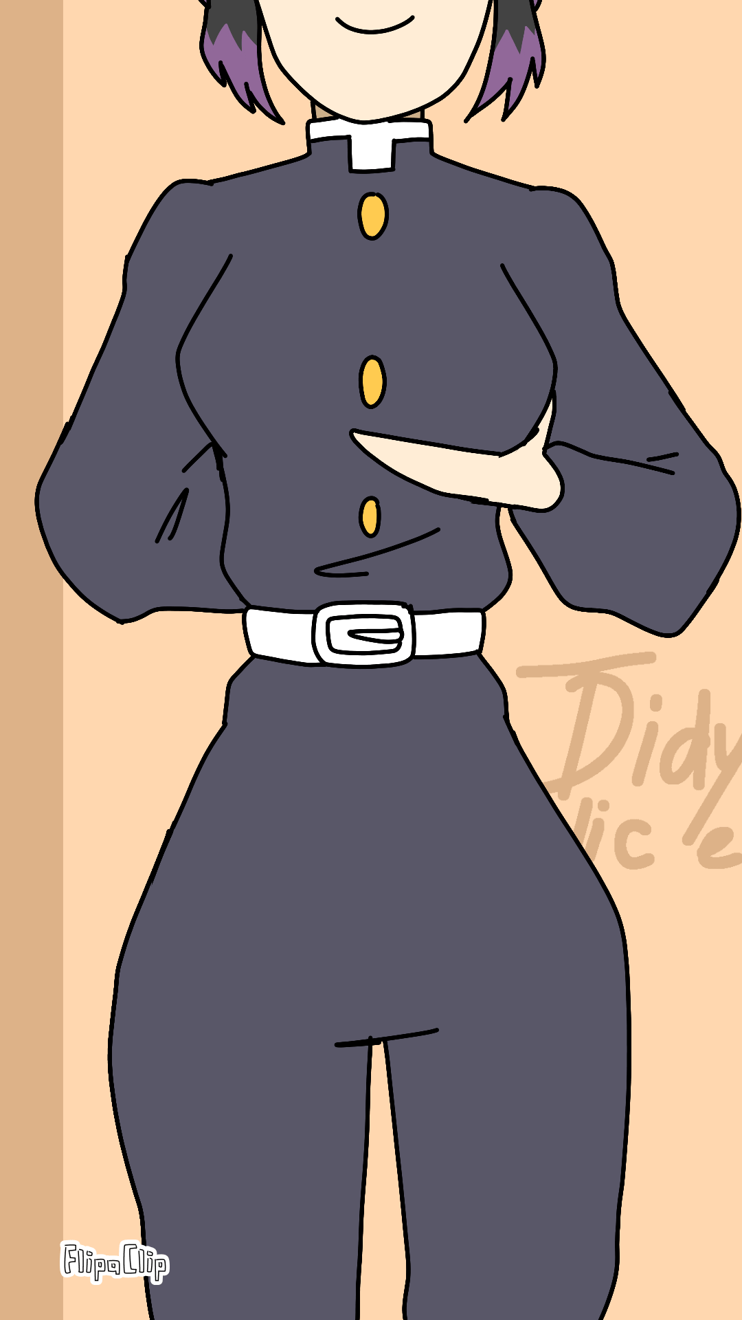 Shinobu Kocho doing a little squeeze (DidyNice/titynice18) [ Kemitsu no