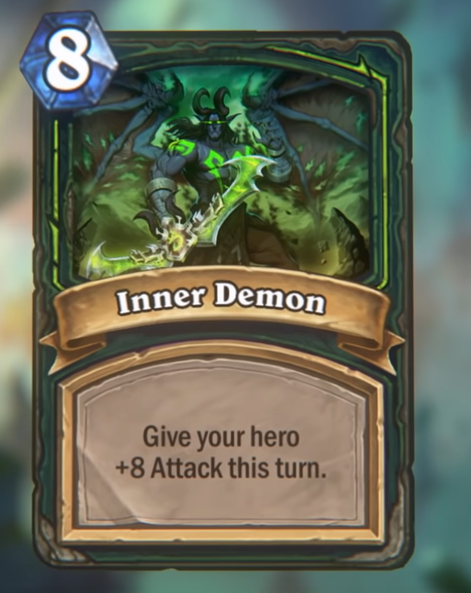 New Card Revealed Inner Demon (DEMON HUNTER BASIC SET) r/hearthstone