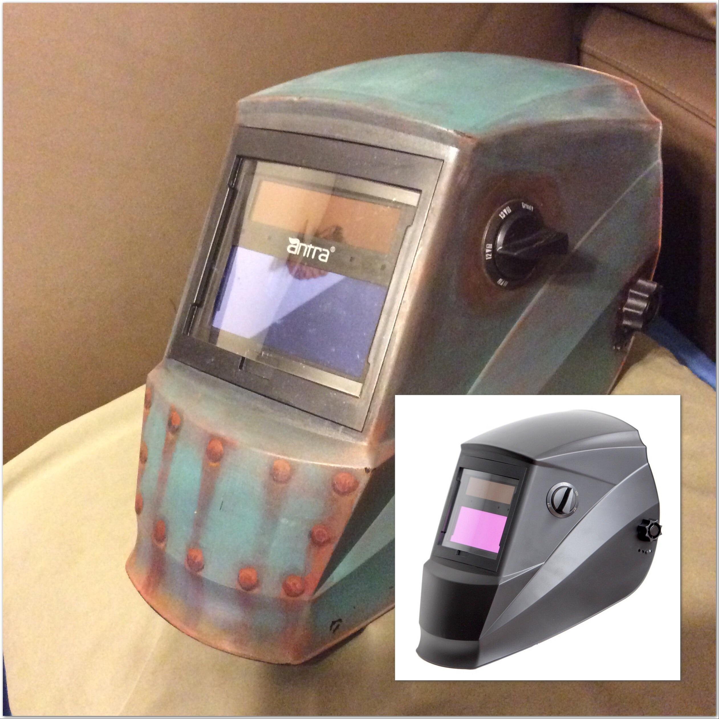 Hand painted my cheapo welding mask r/Welding