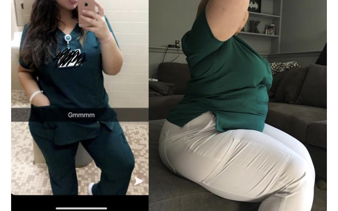 Size Medium —> bursting out of my 3XL scrubs now r/wgbeforeafter