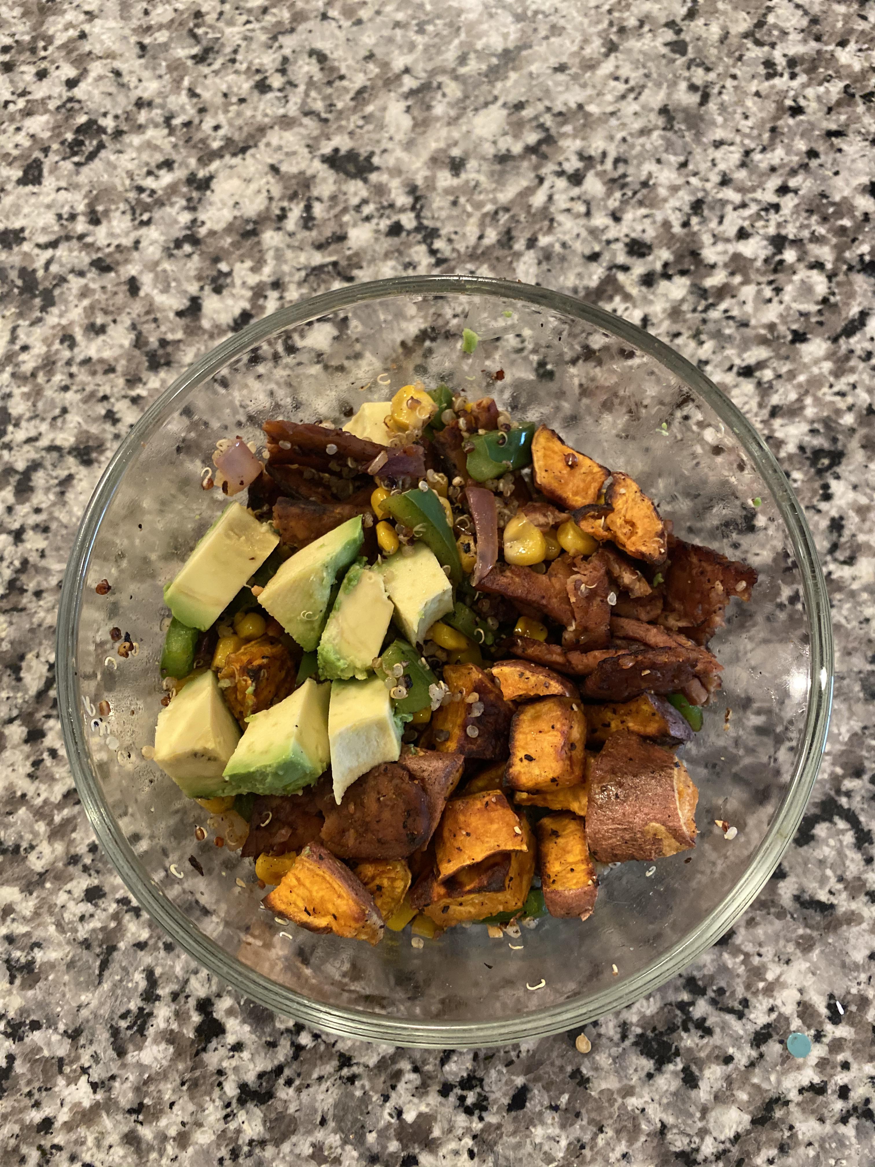 Delicious low calorie bowl! r/vegan1200isplenty