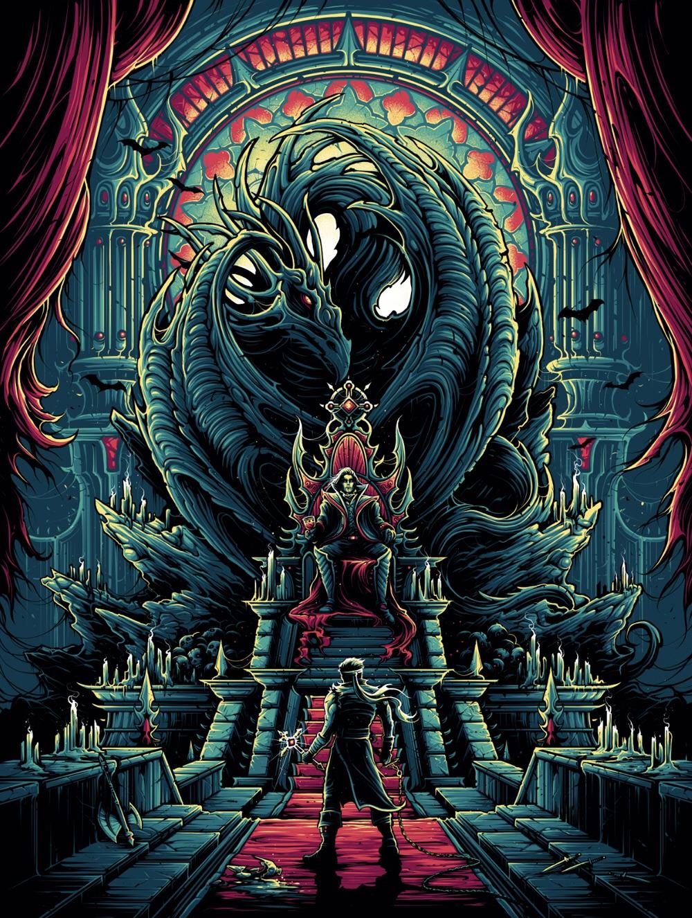 Richter Belmont v Dracula Poster Art by Dan Mumford r/castlevania