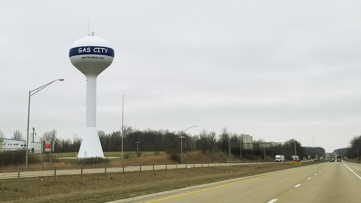 to Gas City, Indiana