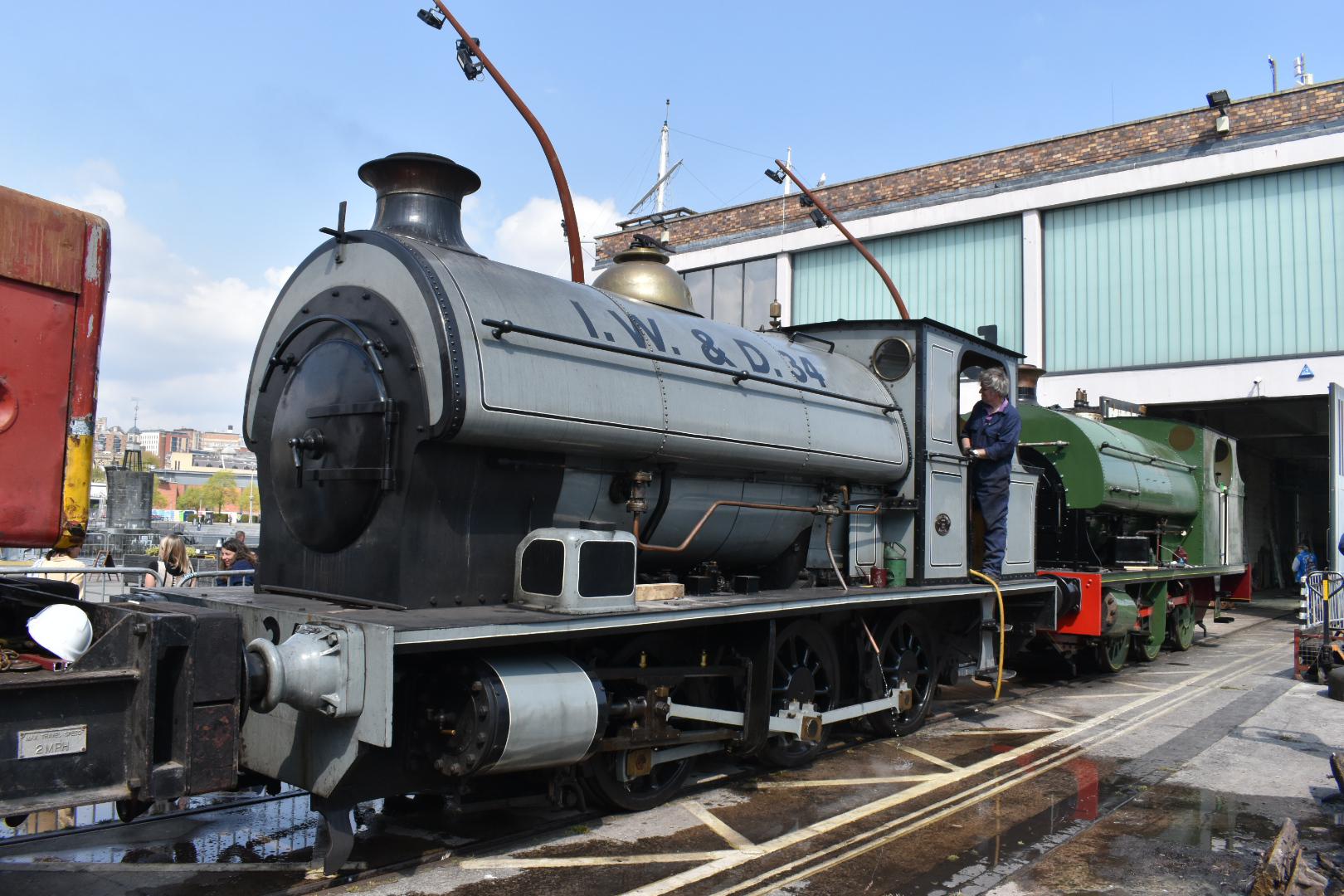 As some may have seen, the Bristol Harbour Railway steamed again today