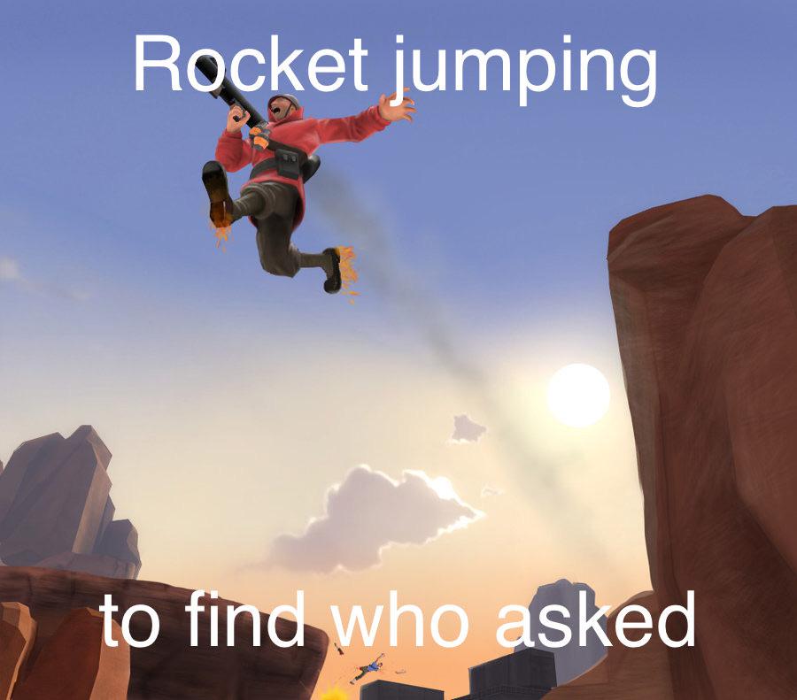 rocket jumping r/tf2