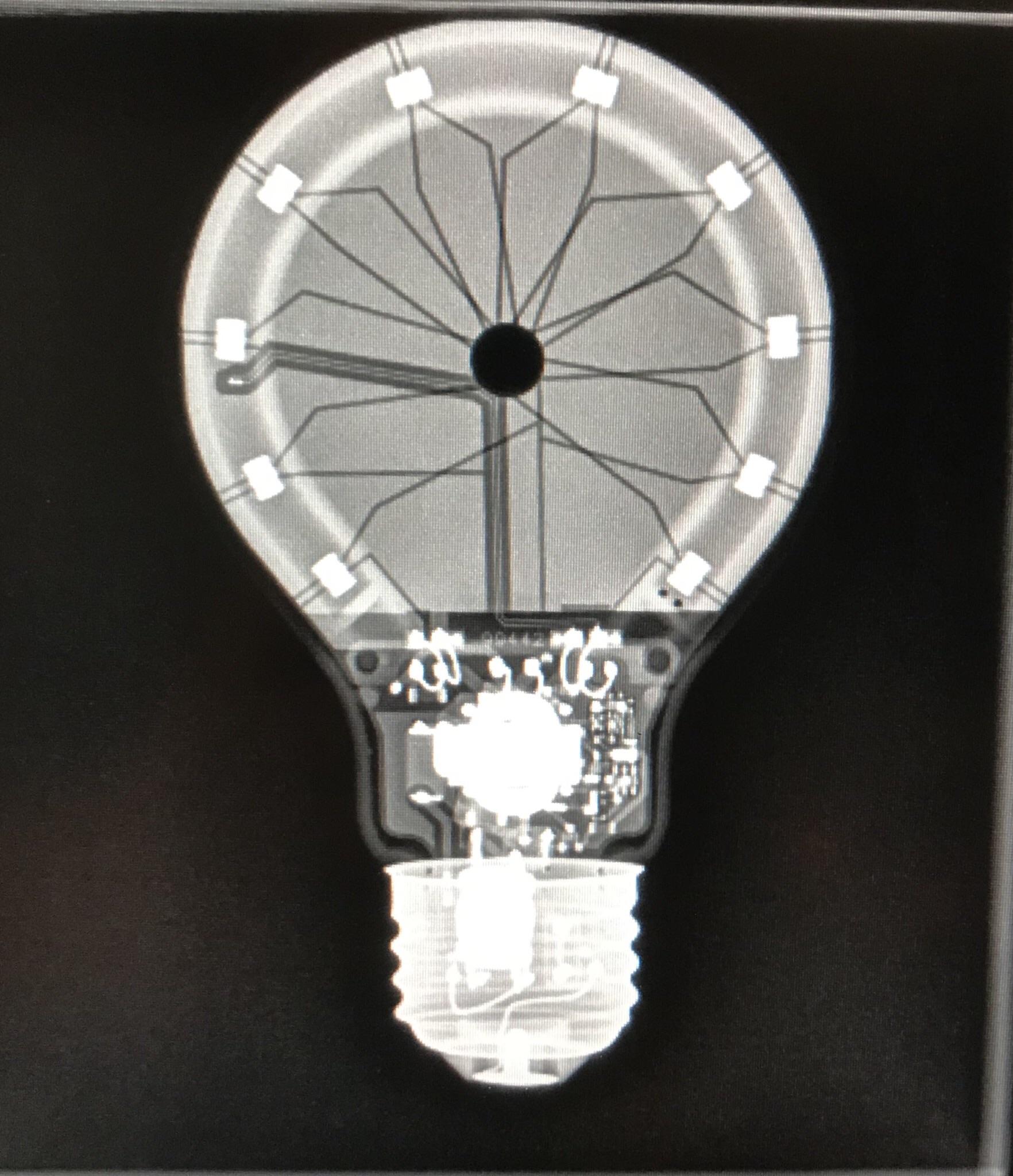 Xray of an LED bulb from Philips r/XRayPorn