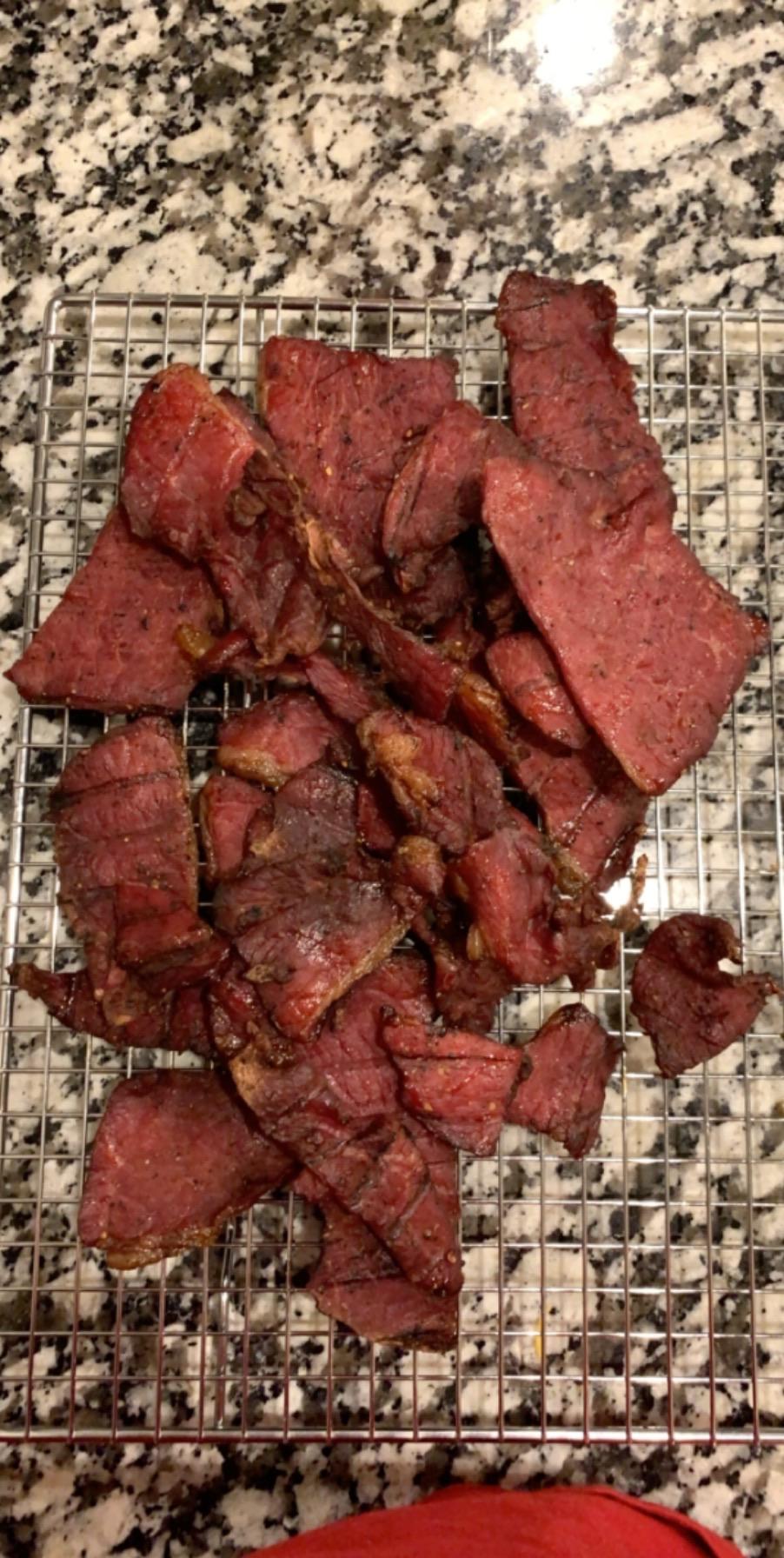 Pepper Jerky turned out great! r/Traeger