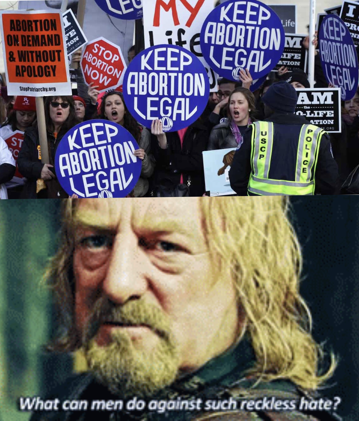 This is the hour where we draw swords together