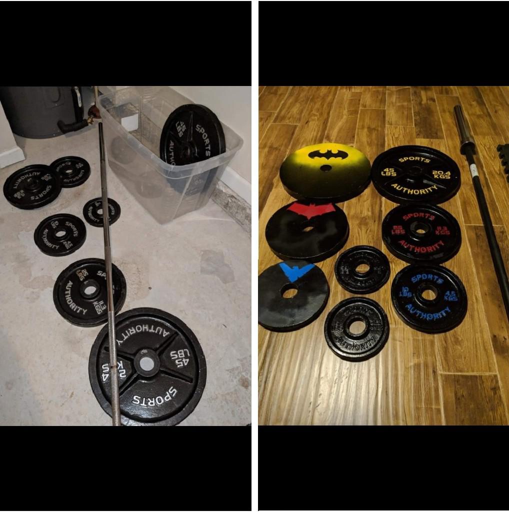 Found some rusty weights on letgo, with a derusting process and some
