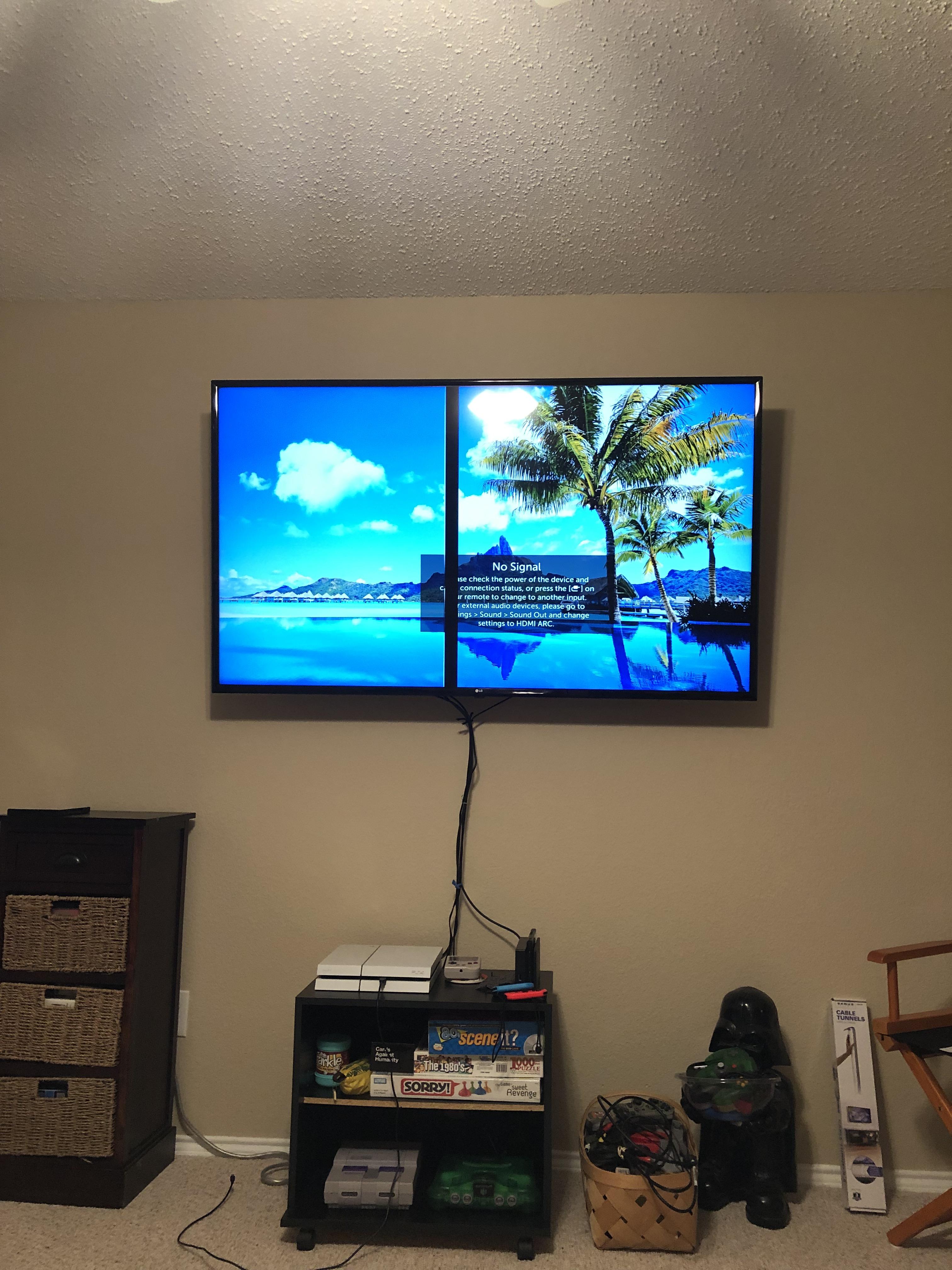 Vertical line down LG TV. Any ideas? r/fixit