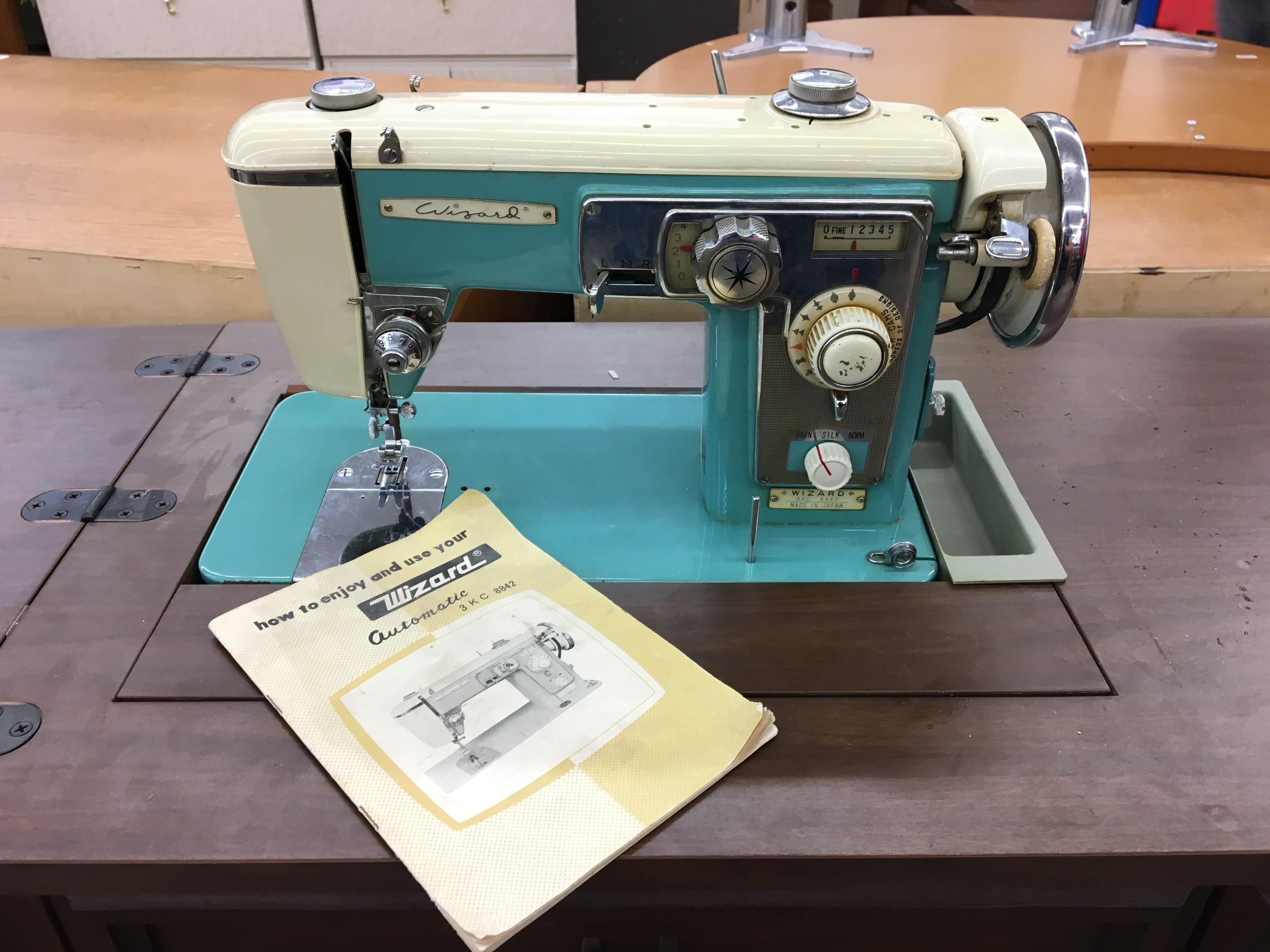 Saw this cool looking sewing machine at a thrift store r/vintage