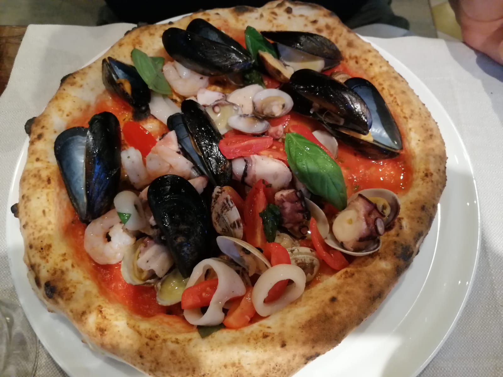 Neapolitan Seafood Pizza r/Pizza