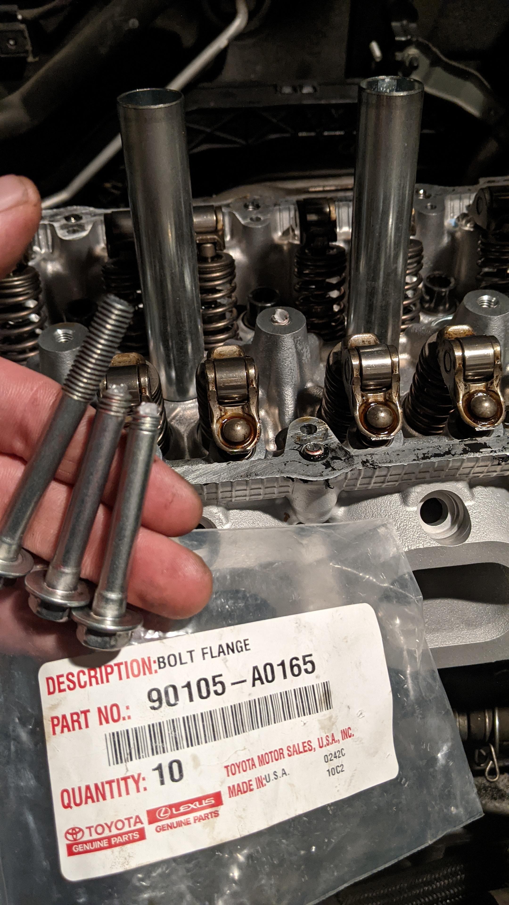 Bolts snapped before reaching half their torque specs installing