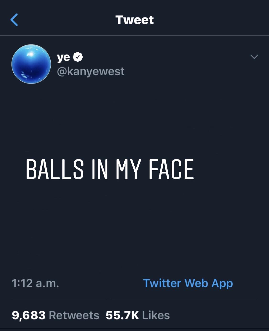 BALLS BALLS BALLS r/Kanye