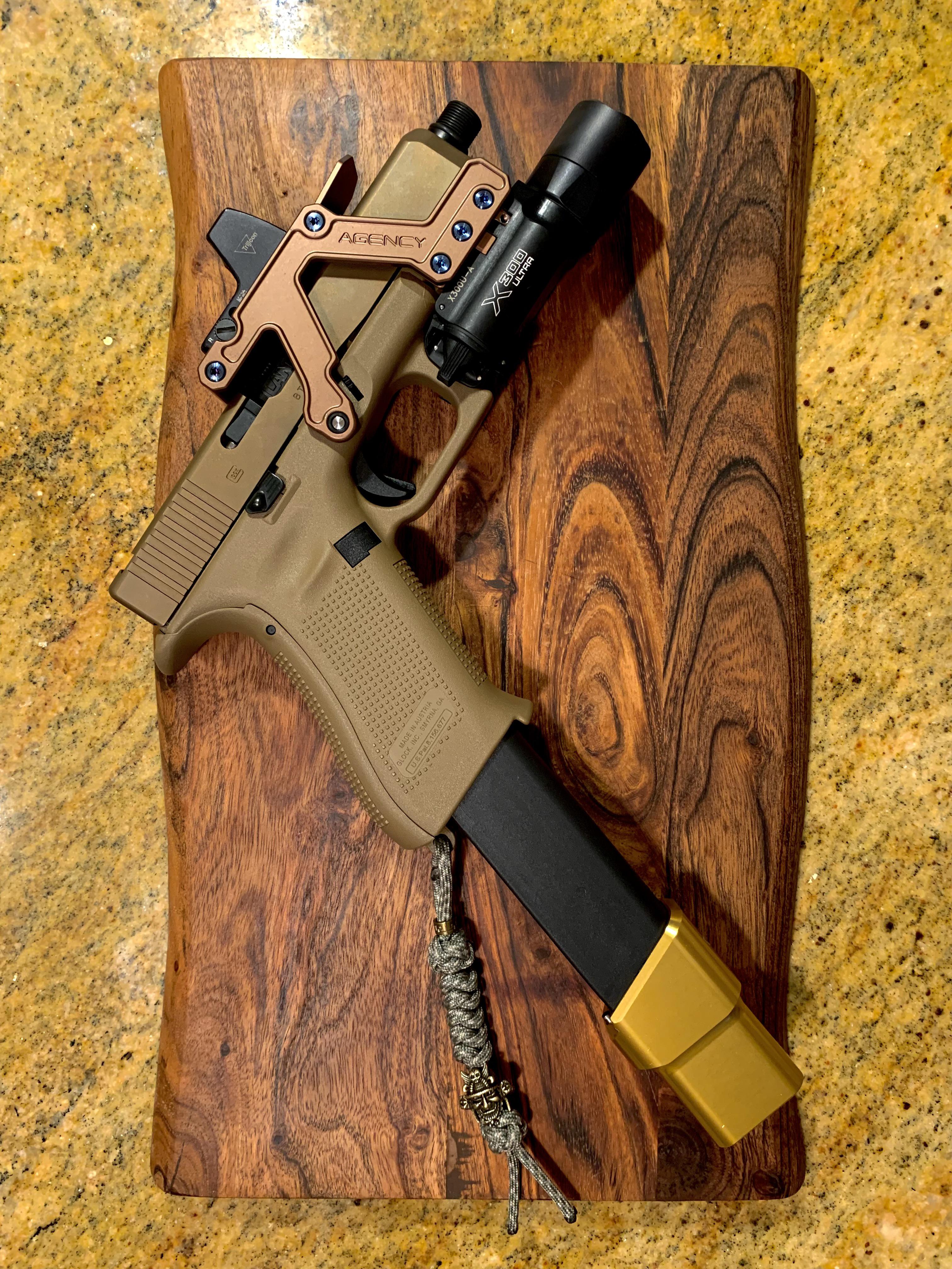 Glock 19x Agency Optics Mount r/Glocks
