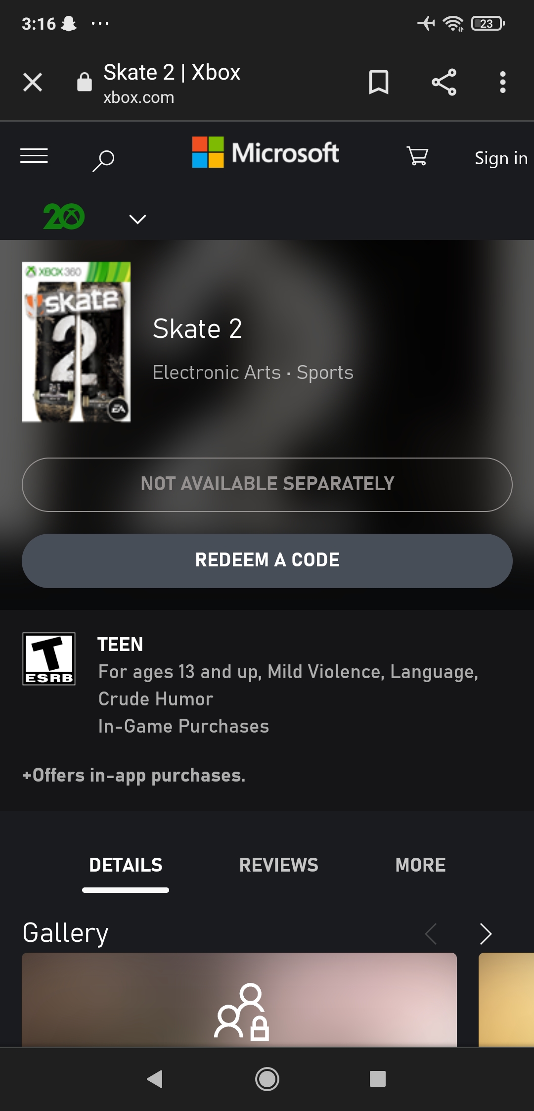 Why does it say not available separately r/XboxSeriesXlS