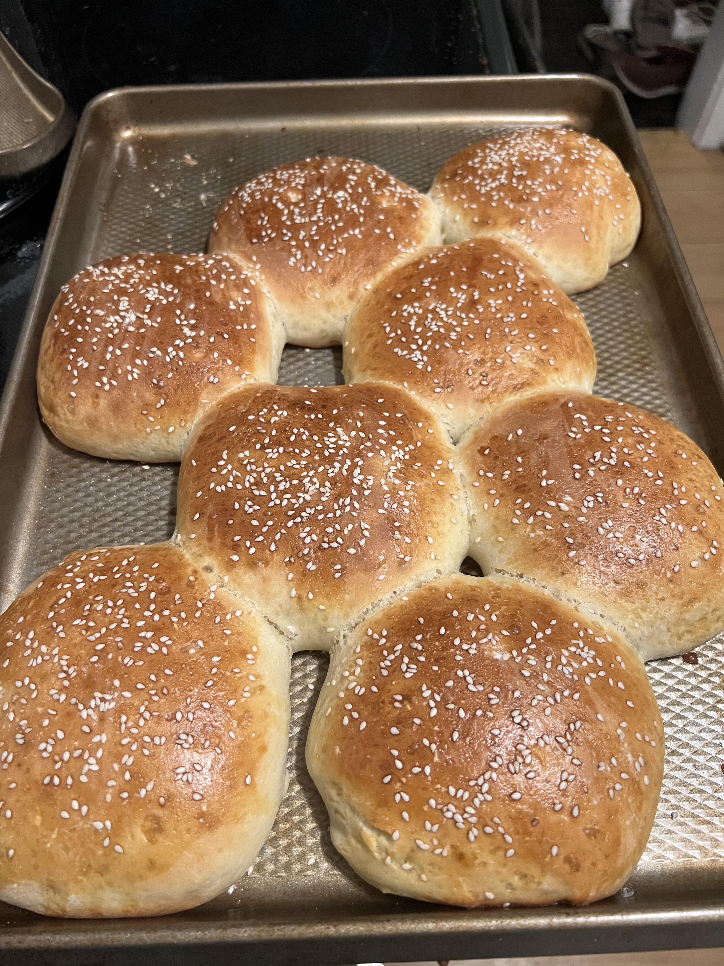I made Chef John’s Hamburger buns r/foodwishes