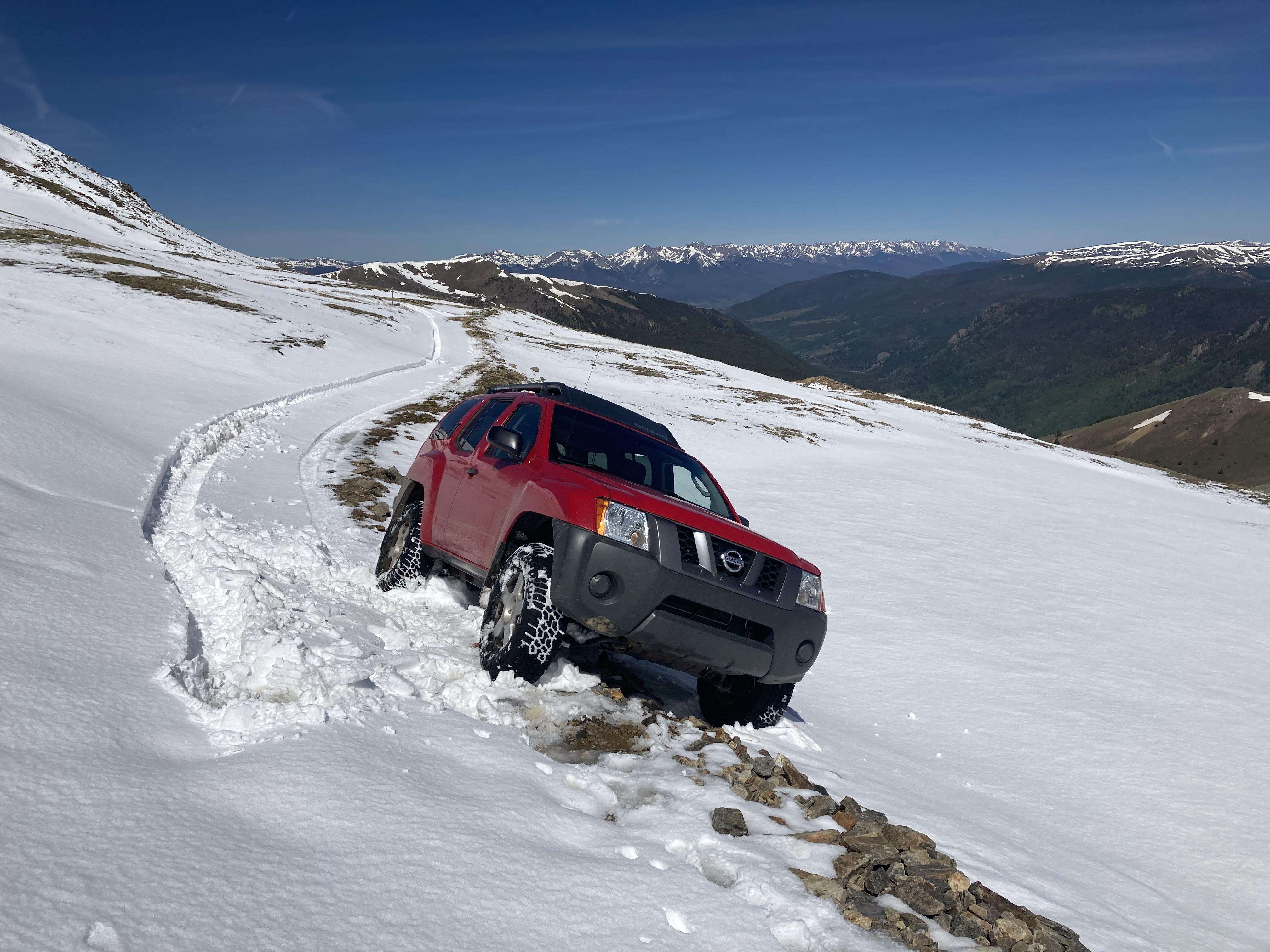 Stuck in the snow at Santa Fe peak by montezuma safe ColoradoOffroad