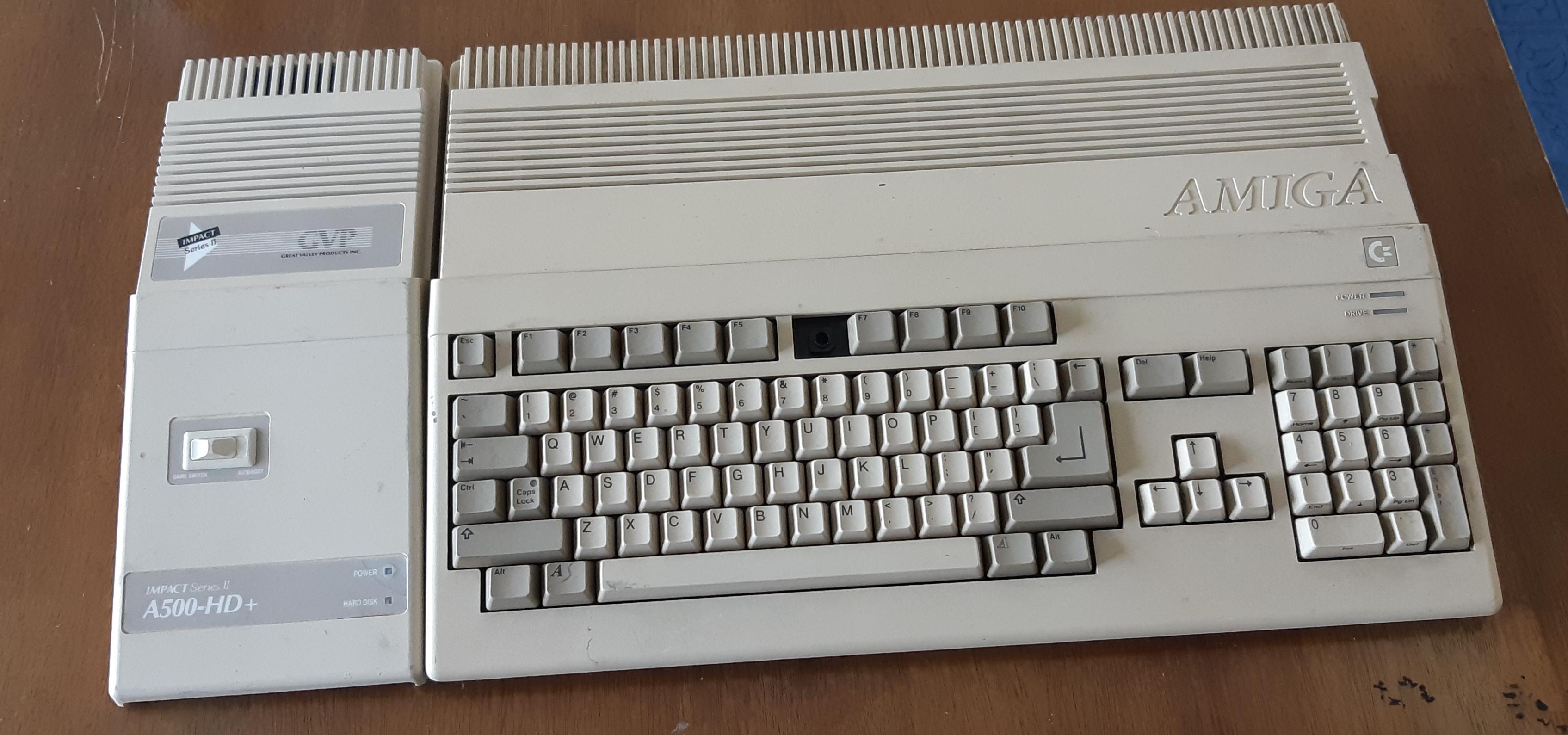 Amiga 500 with HDD expansion r/amiga
