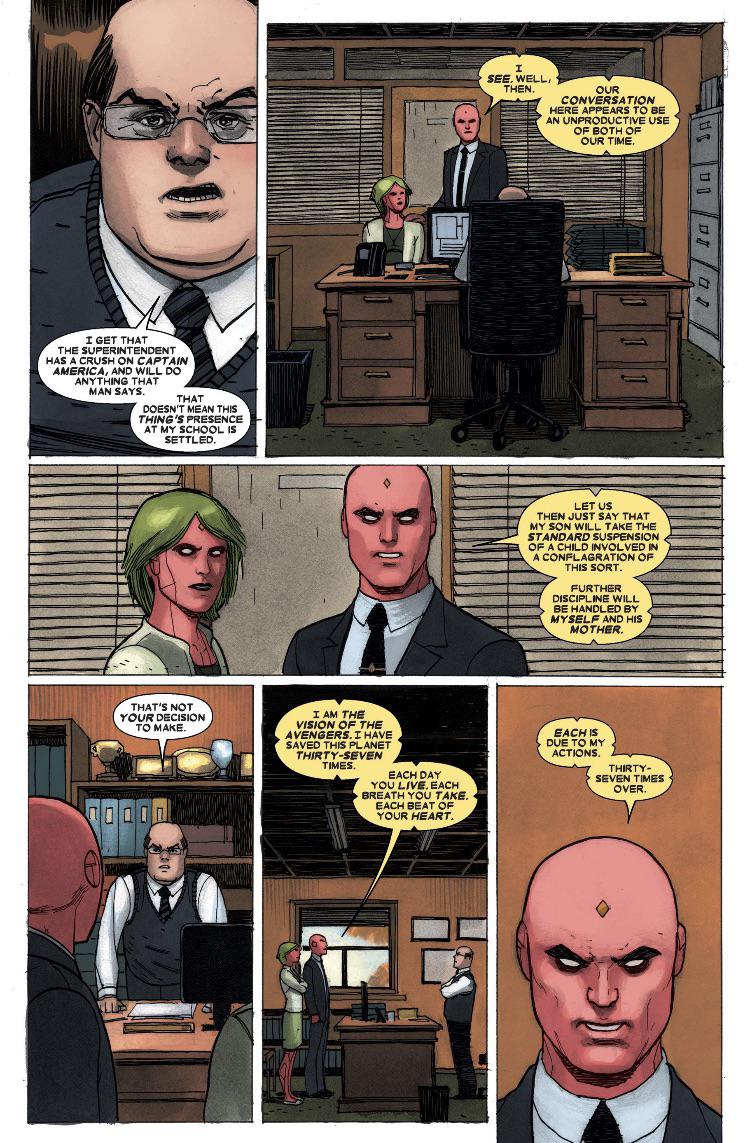 Tom King’s Vision run is such a great story. Truly breathtaking and I