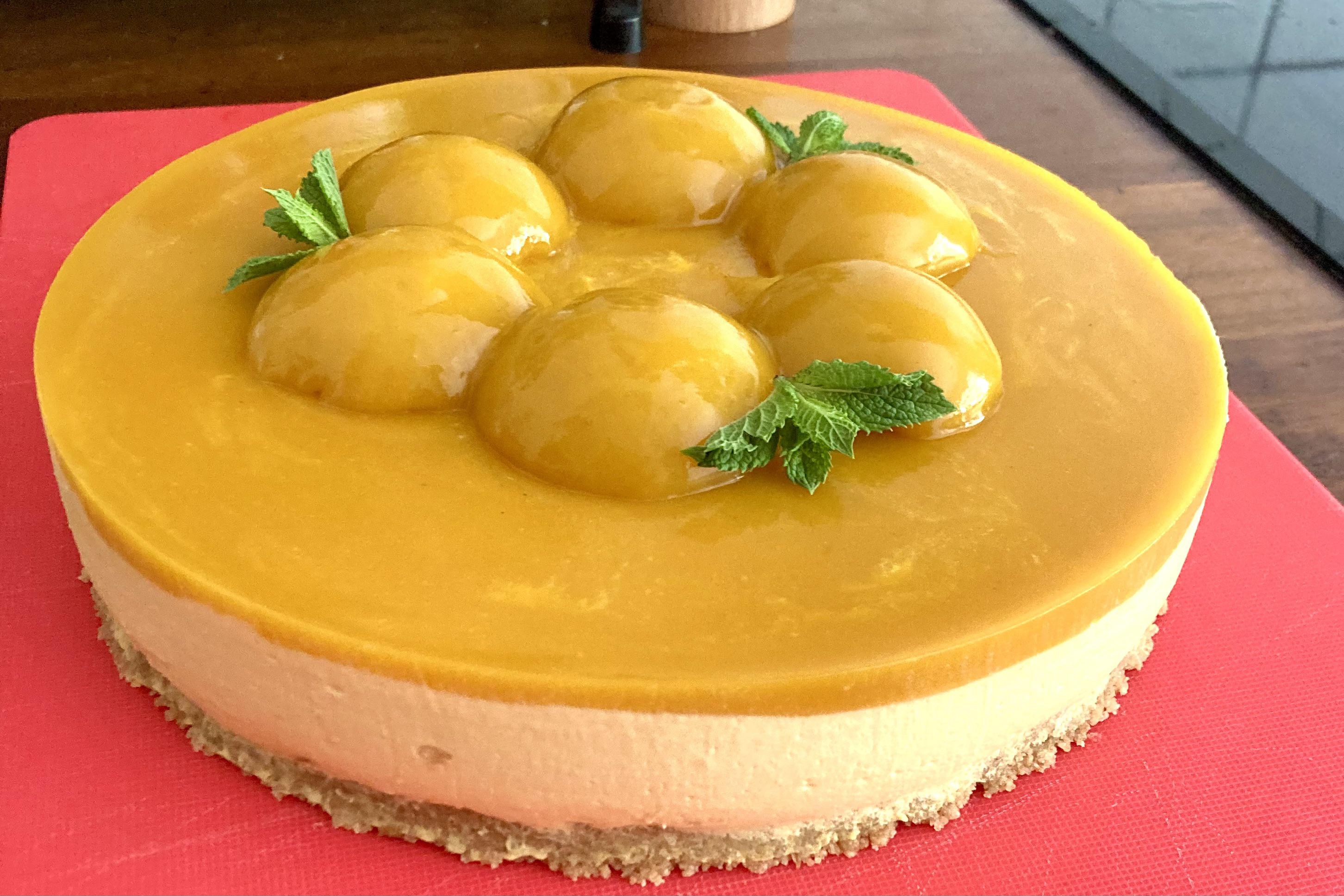 Japanese mango cheesecake r/Baking