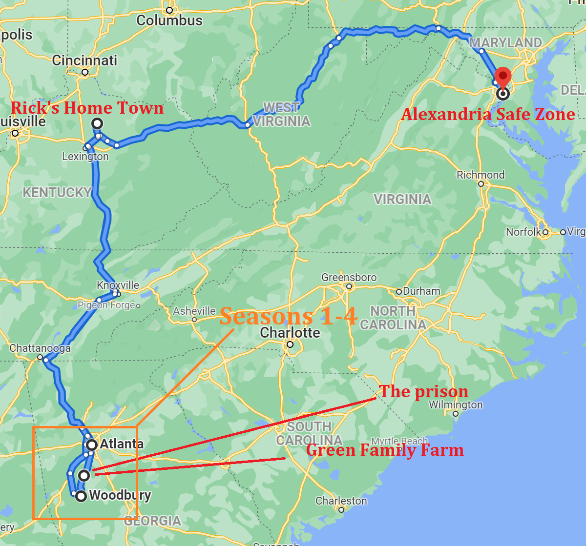 [No Spoilers] The Path The Show Takes Up to Alexandria. I'm surprised