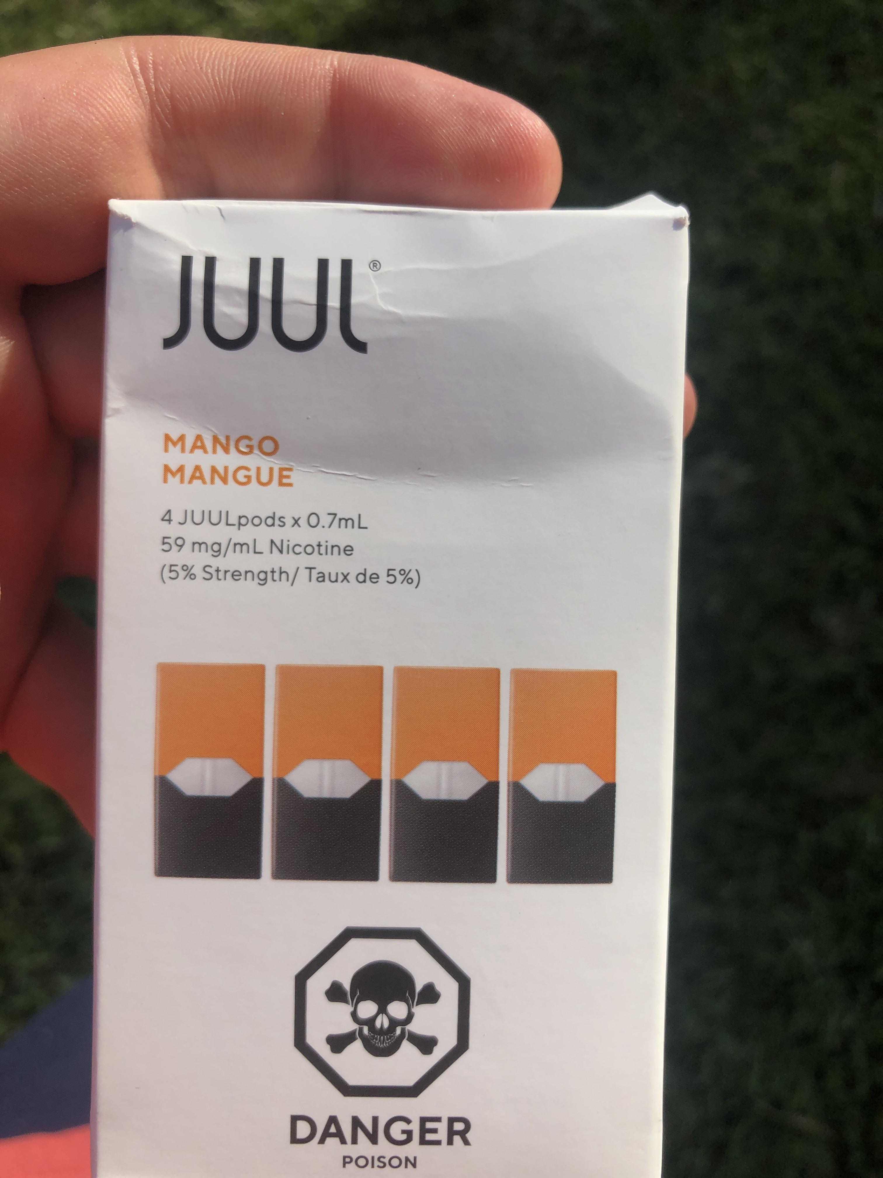 Gas station by my house started ordering Mango pods from Canada r/juul