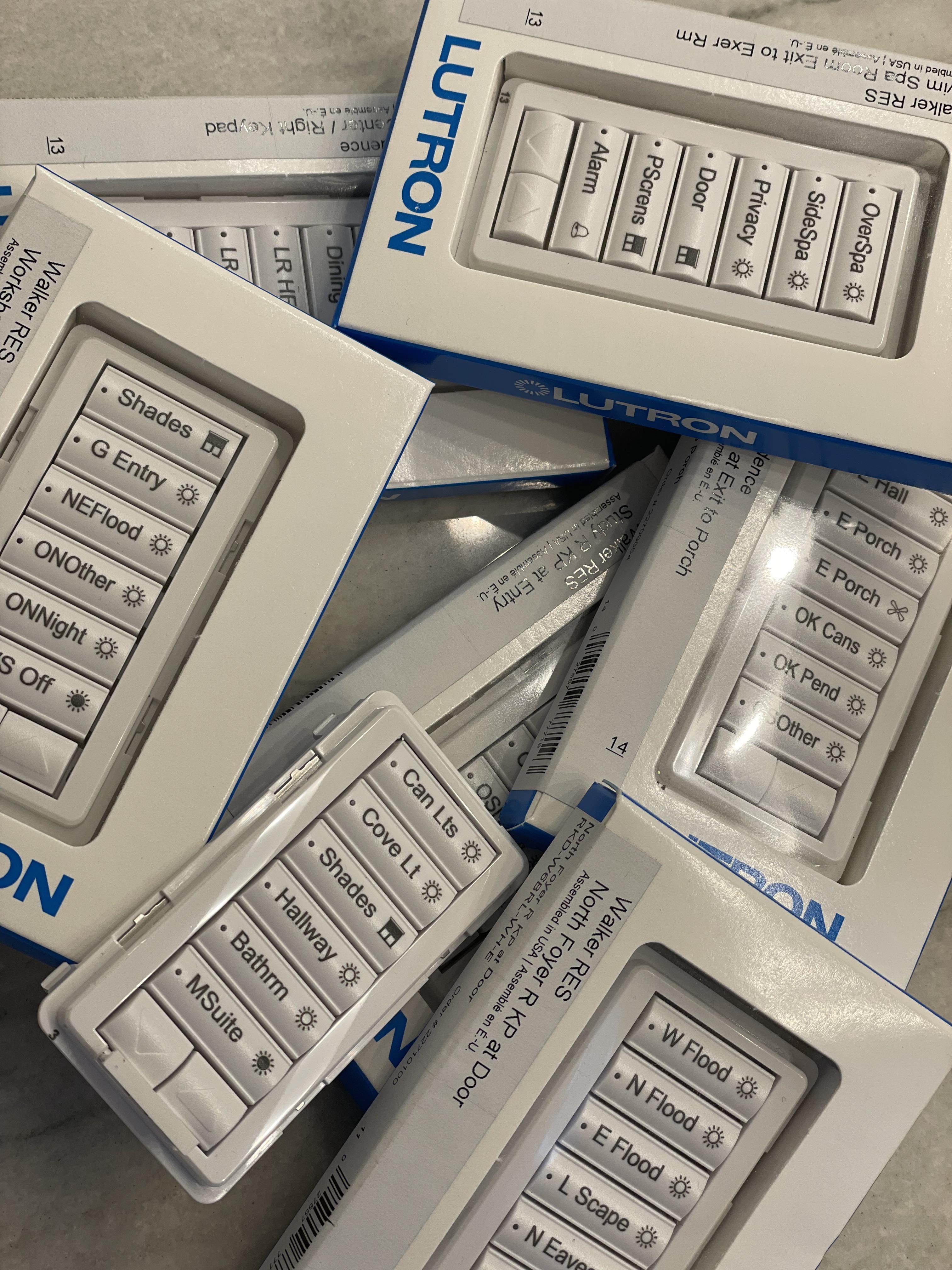 Engraving is the key folks! Lutron