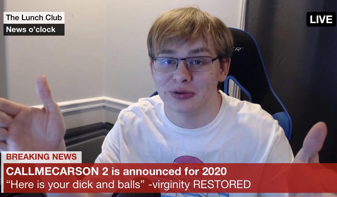 OMG CARSON 2 ANNOUNCED CallMeCarson