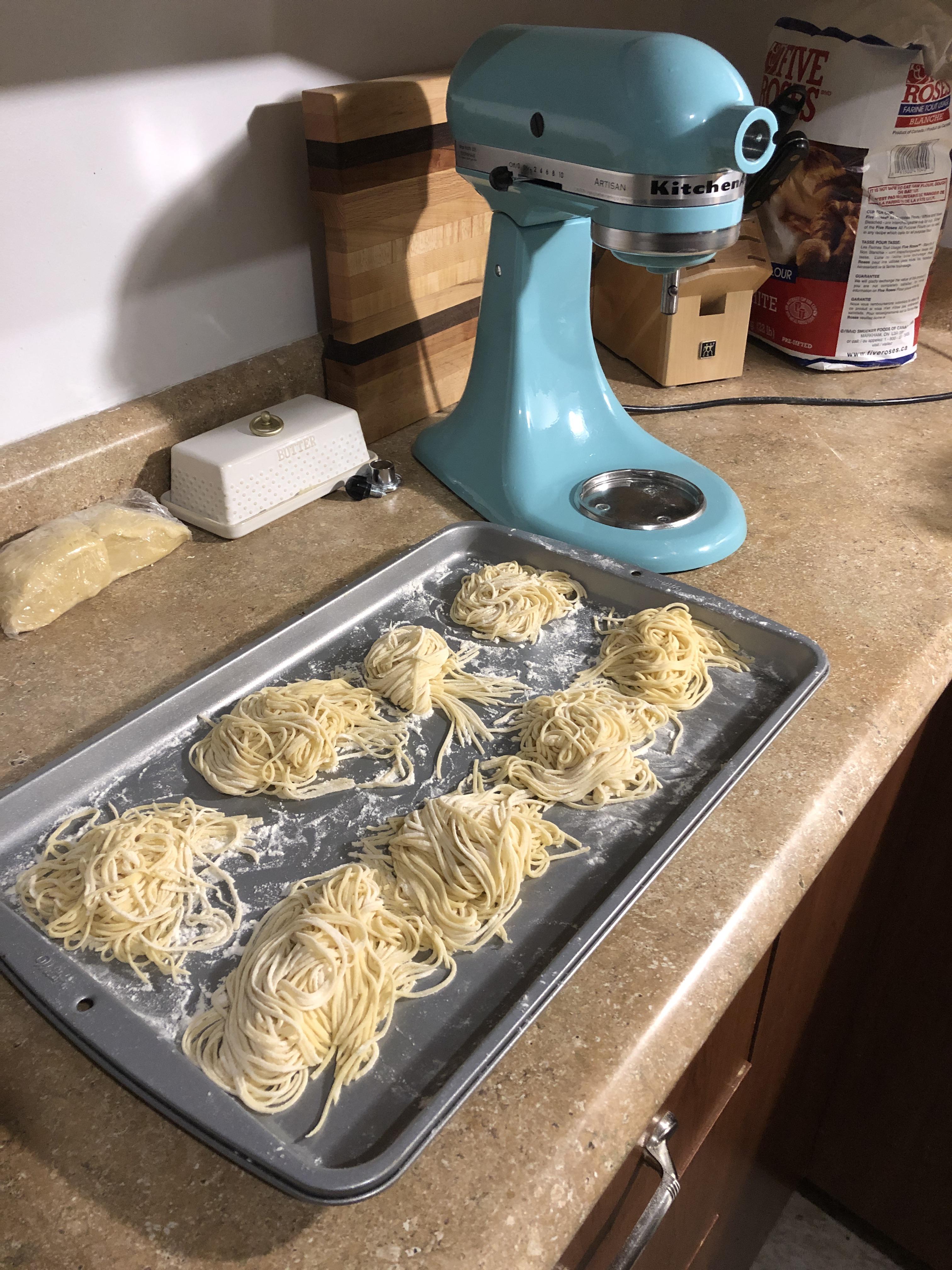 Just made fresh pasta with this beauty! r/Kitchenaid