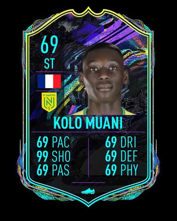 Leaked Kolo Muani card with 99 ball control! : fut