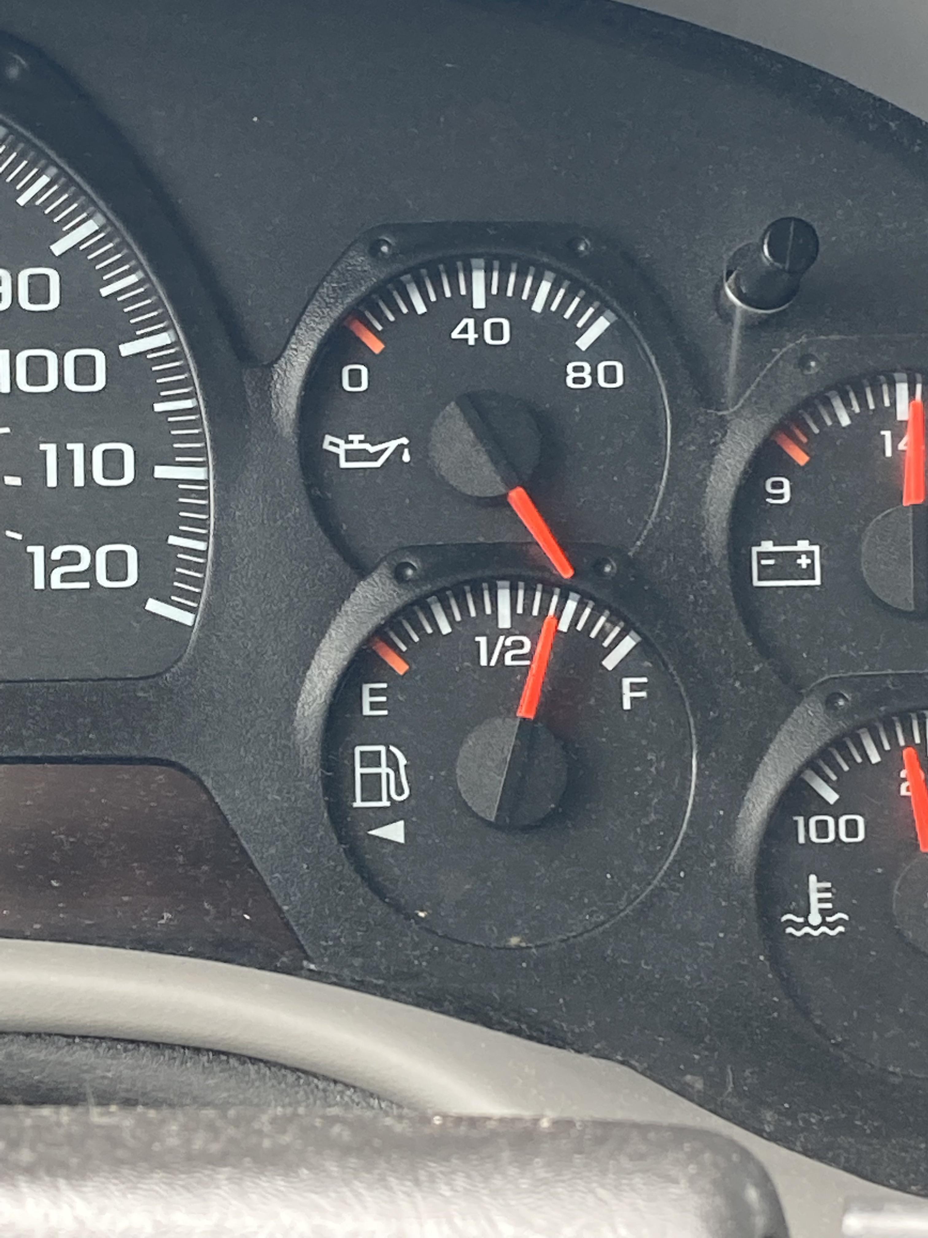 Oil pressure level yes