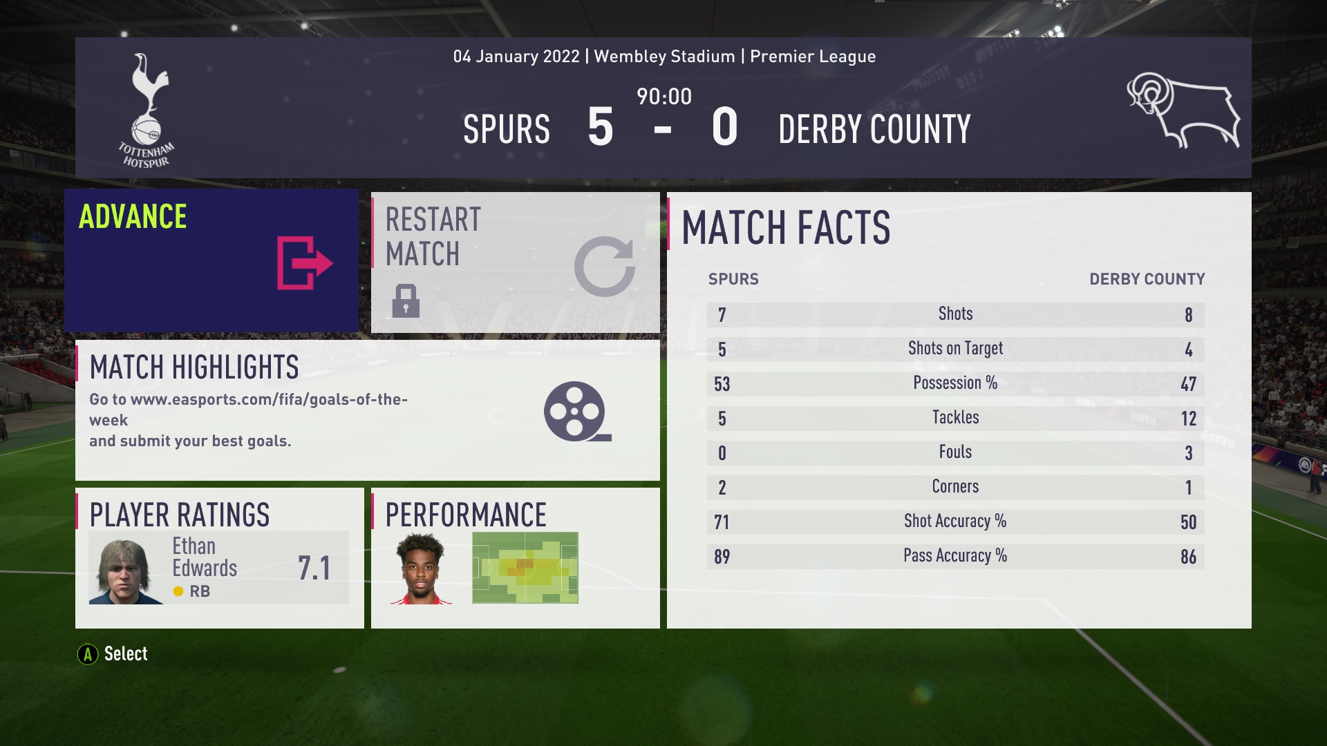 When you're 12 games unbeaten in the league and the game decides it's