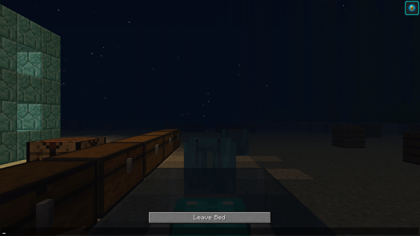 You can sleep underwater... r/Minecraft