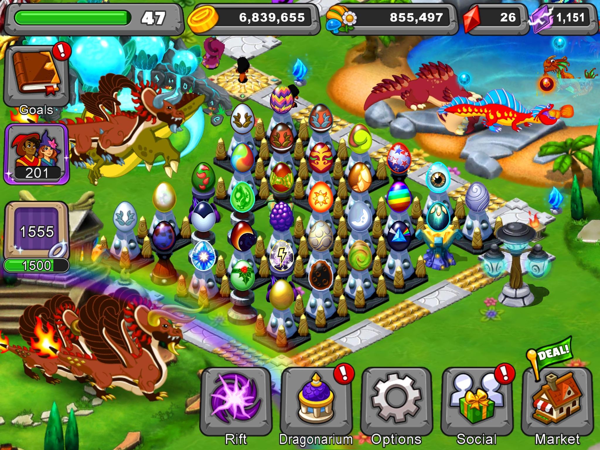 My collection of unique eggs! r/dragonvale