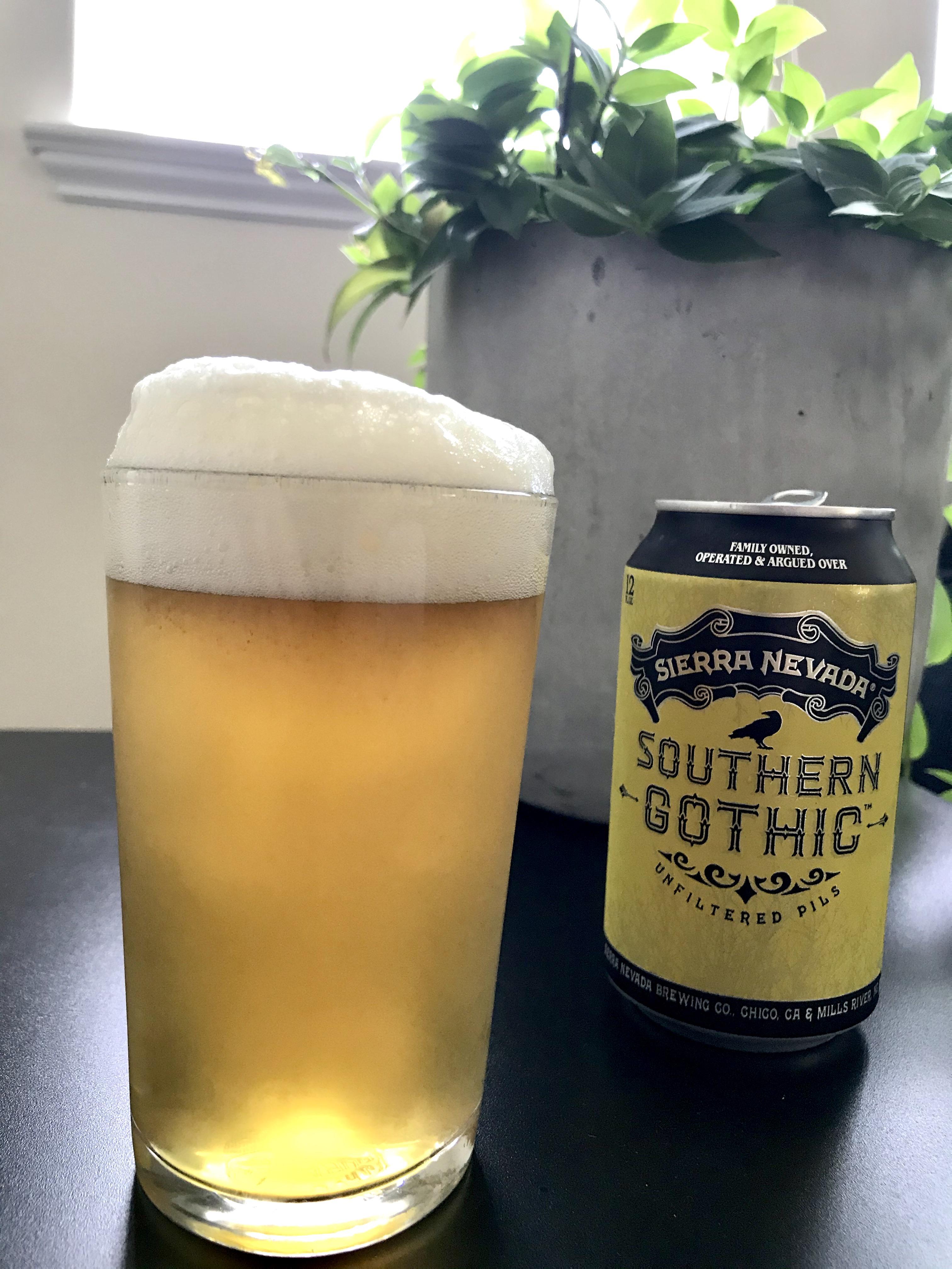 Sierra Nevada Brewing. Southern Gothic (A Keller/Unfiltered Pilsner