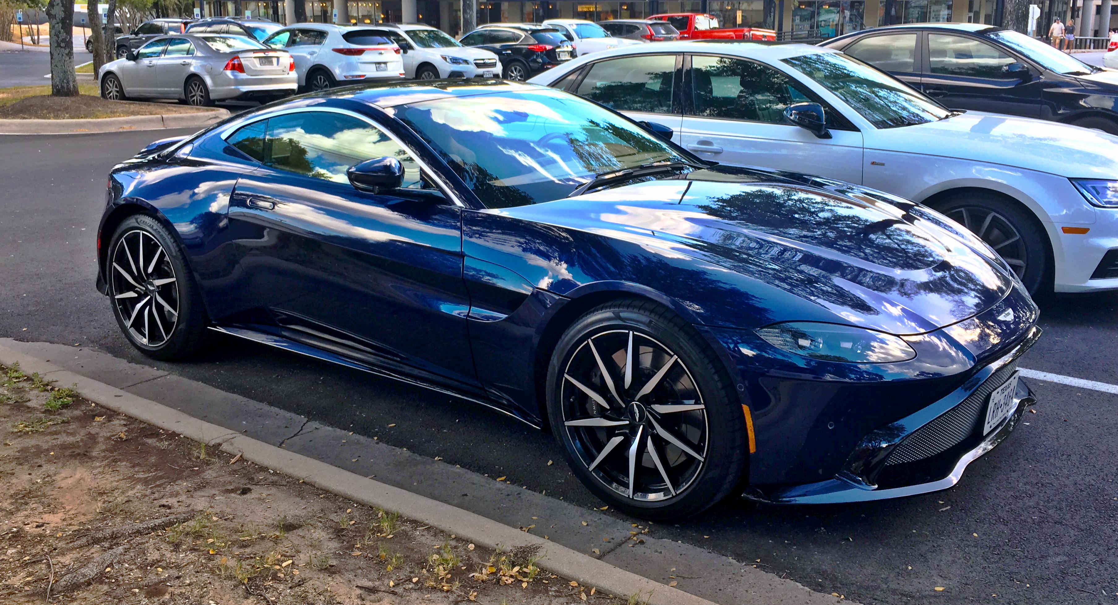 [Aston Martin V8 Vantage] at the Arboretum, Austin TX r/spotted