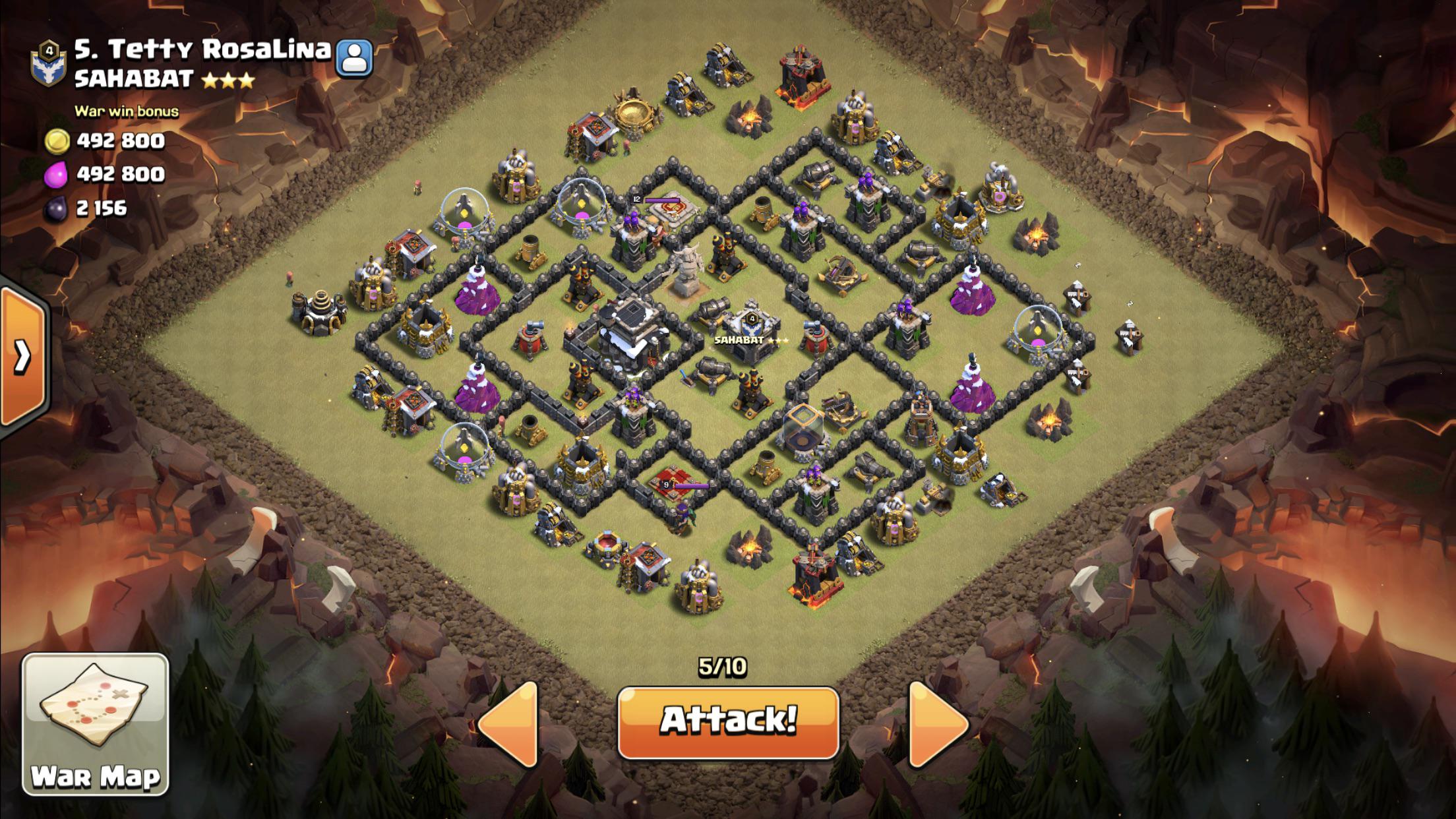 [MISC] Maxed TH9. Best army comp to attack this base? r/ClashOfClans