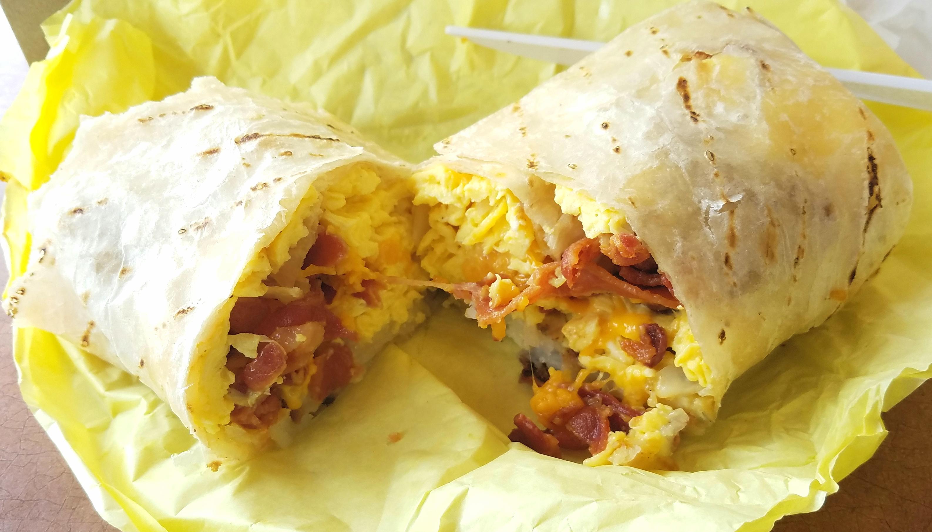 [I Ate] Breakfast Burrito (Lucky Boy's Pasadena, CA) r/food