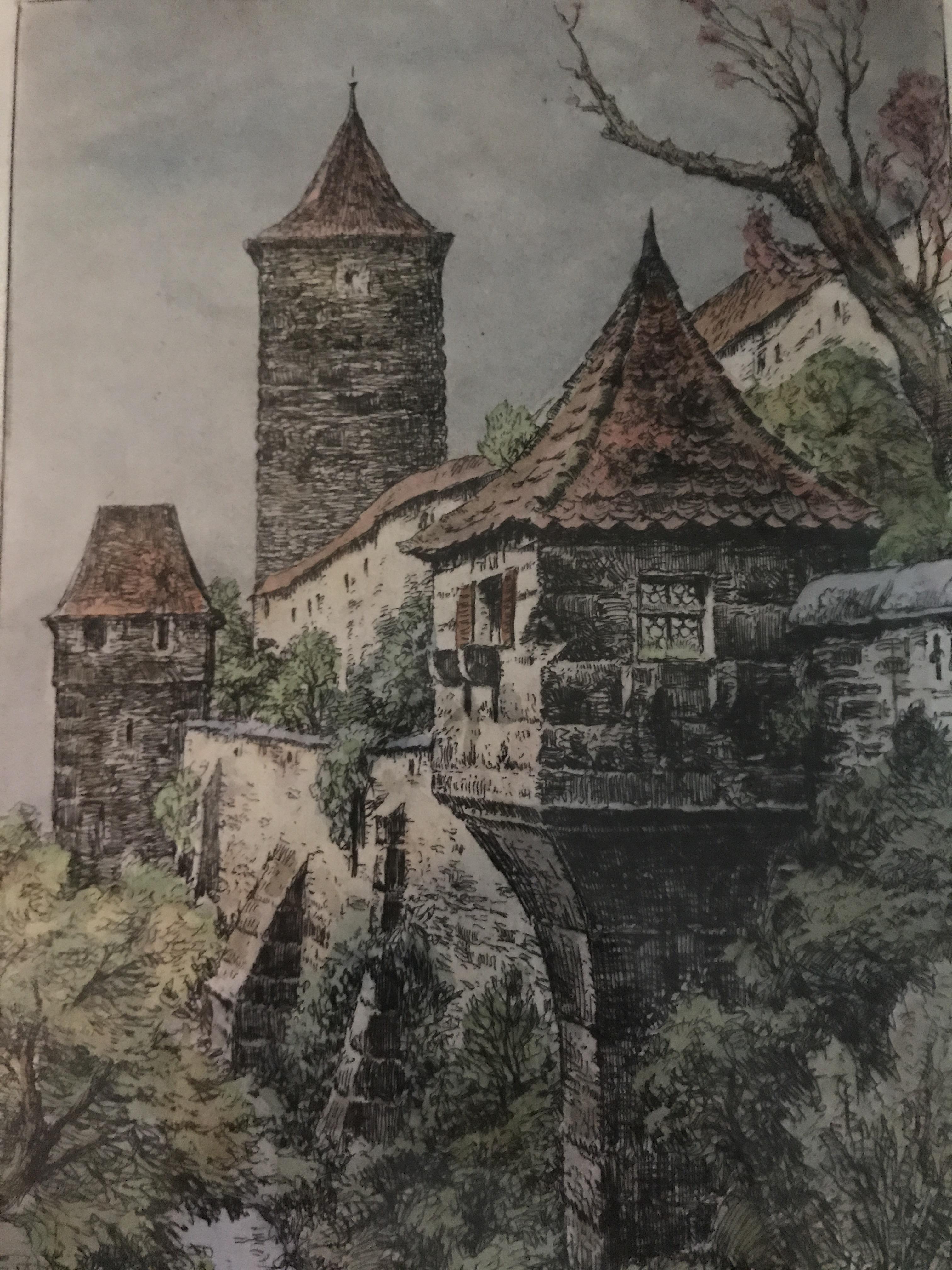 I have this old drawing of a castle, does anyone know it’s name? castles