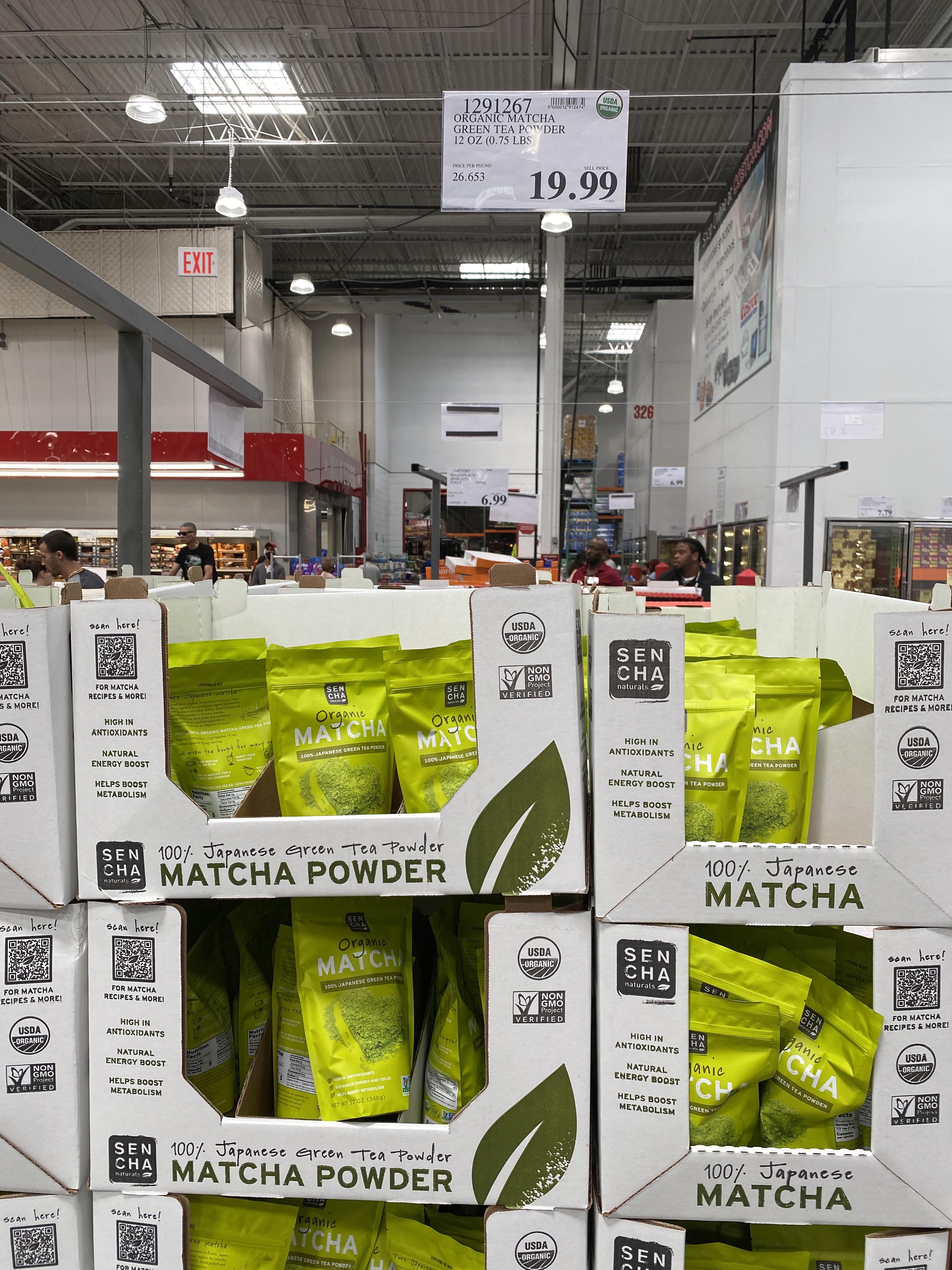 Sencha Organic Matcha 🍵 19.99! r/Costco